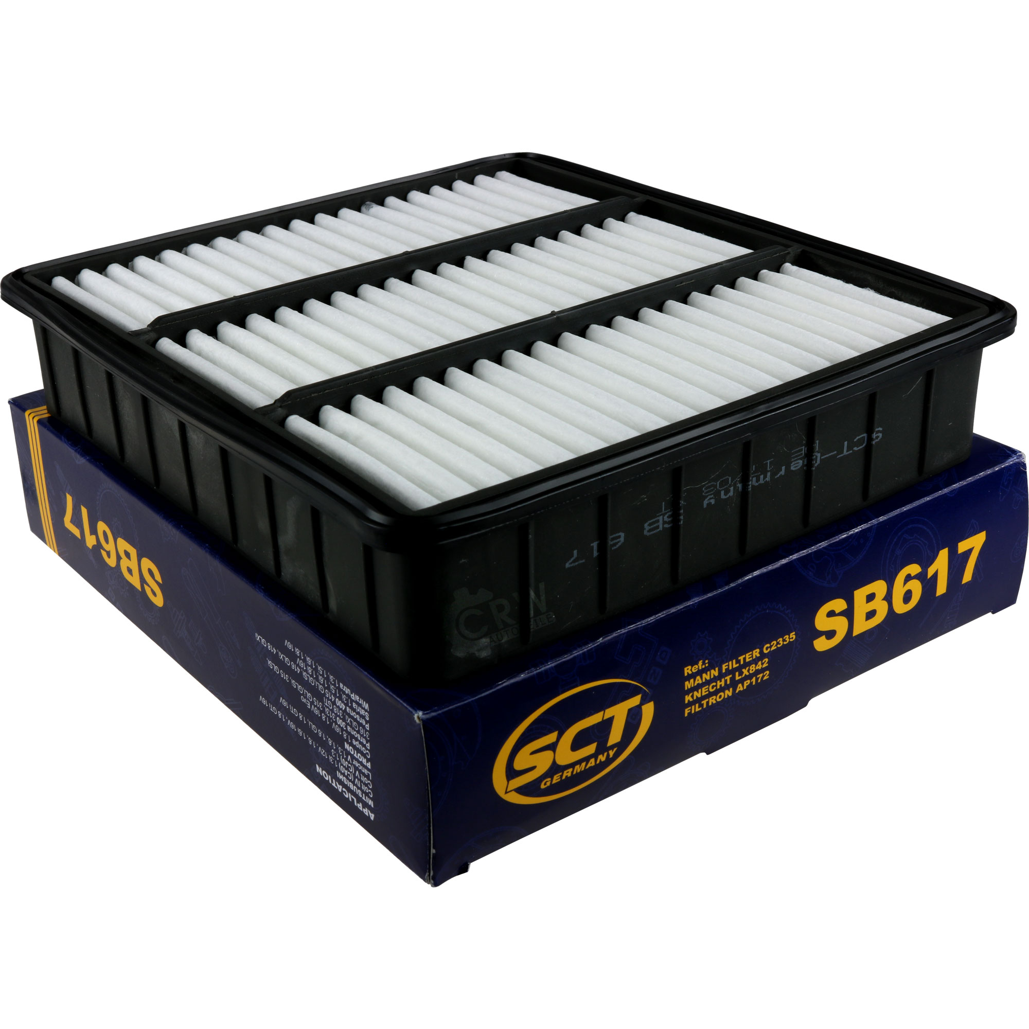 SCT Luftfilter Motorluftfilter SB 617 Air Filter