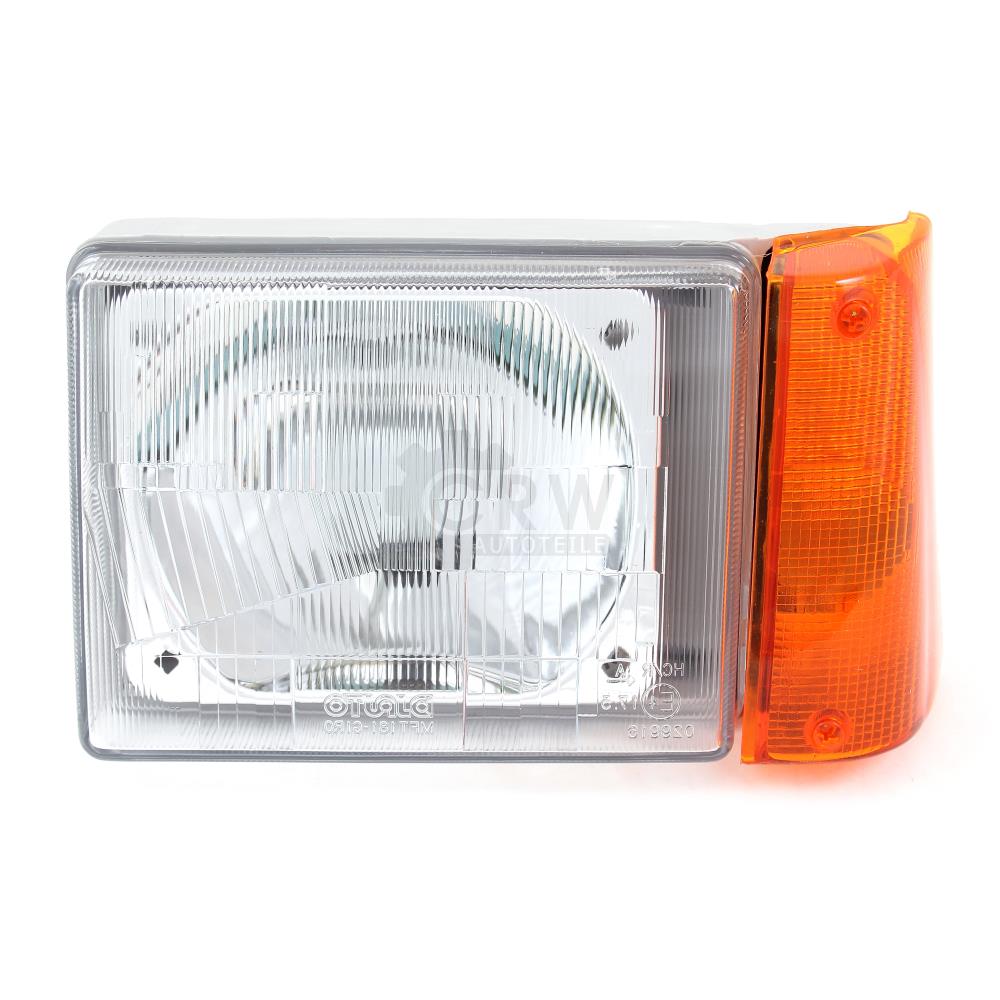 Scheinwerfer links für Fiat Panda Bj. 86-93 mit Blinker(gelb) H4/Bilux 1004536