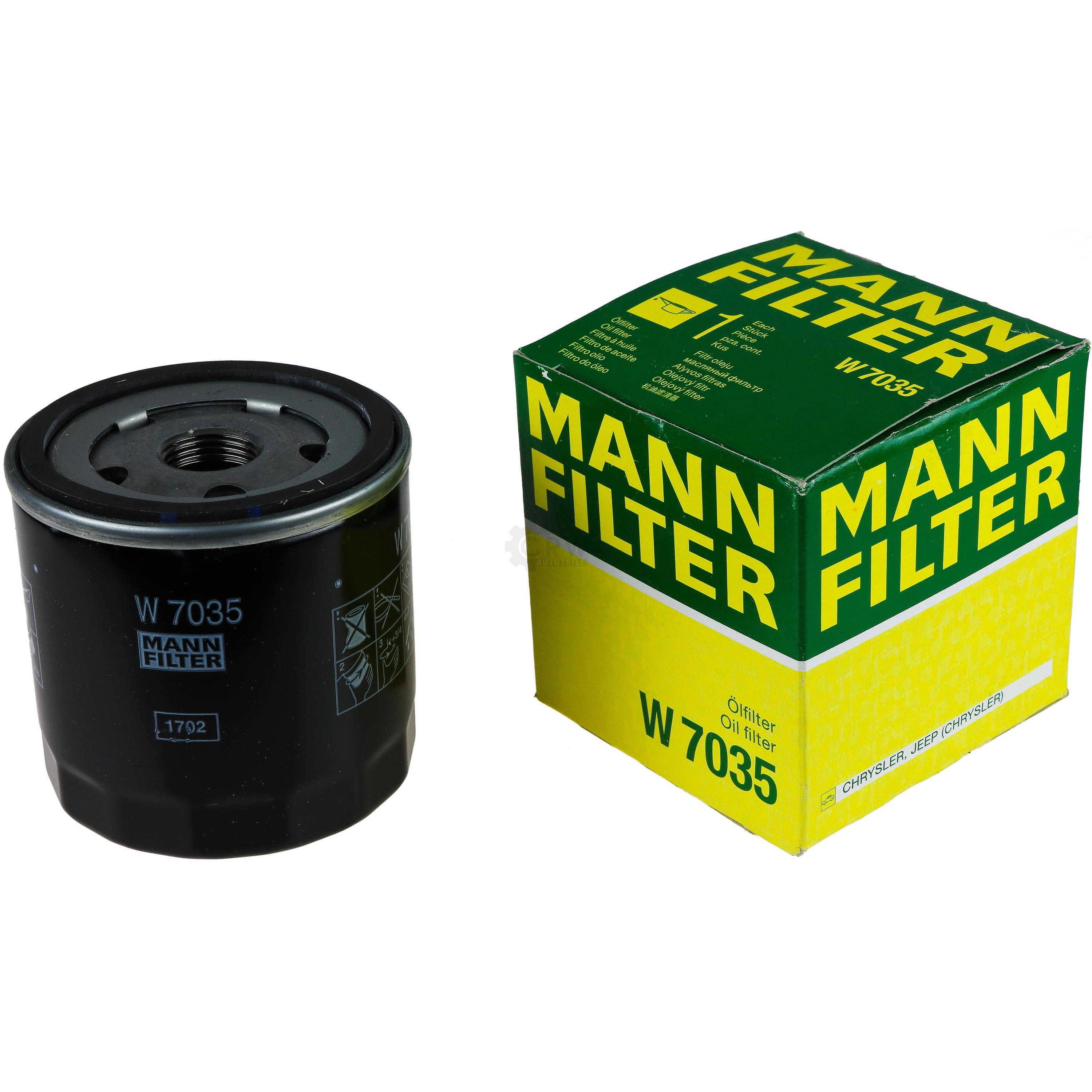 MANN-FILTER Ölfilter W 7035 Oil Filter