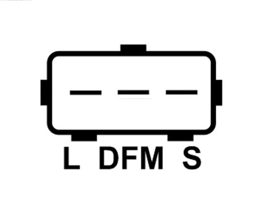 AS-PL Generatorregler Lichtmaschinenregler 12V für Ford Transit Kasten