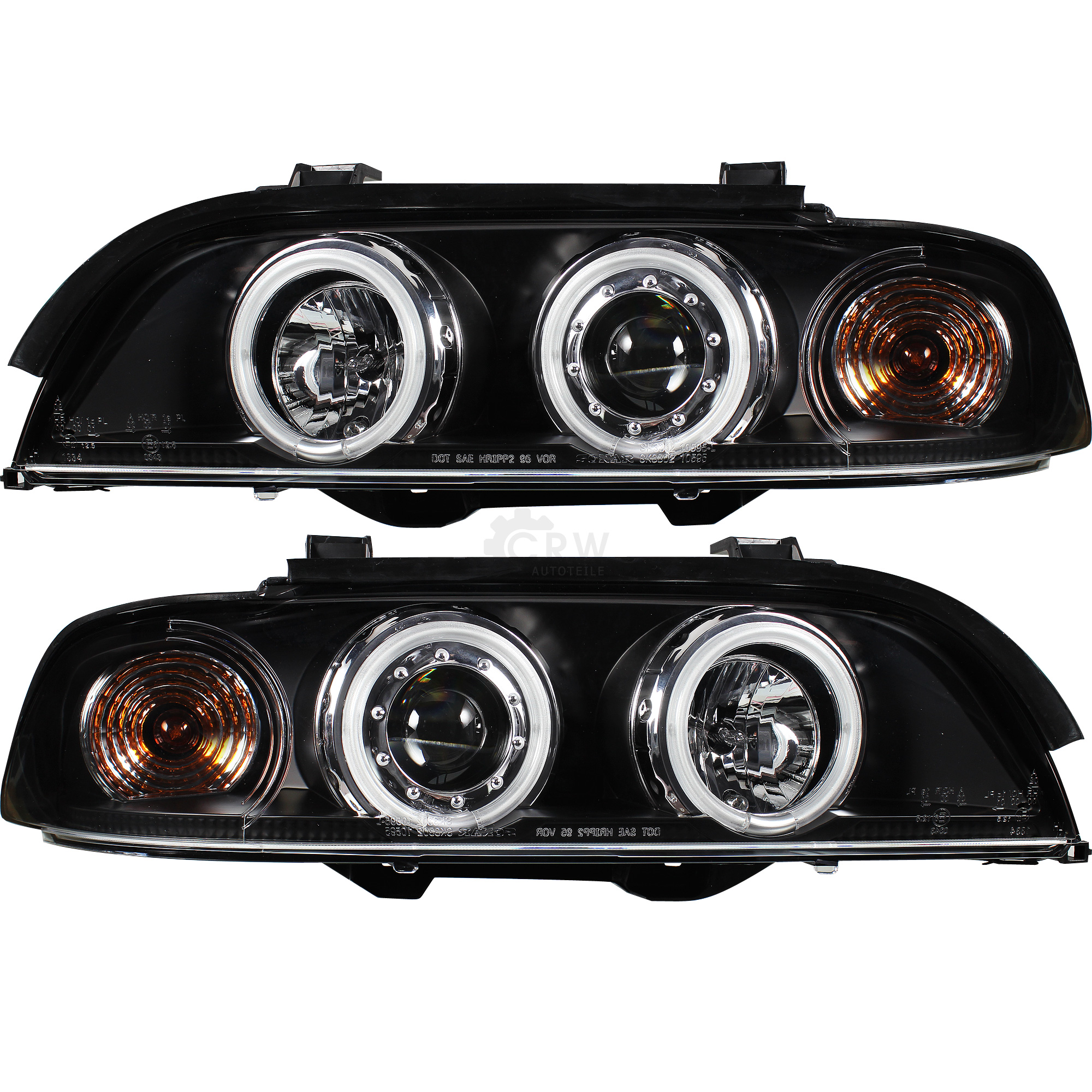 Hauptscheinwerfer Satz SK3300-10595-EMJML links (Fahrerseite) und rechts (Beifahrerseite) für BMW 5er E39 Touring