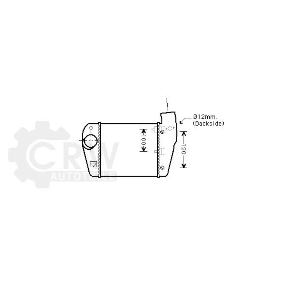 Ladeluftkühler Kühler Ladeluft für Audi A6 Avant 4F5 C6