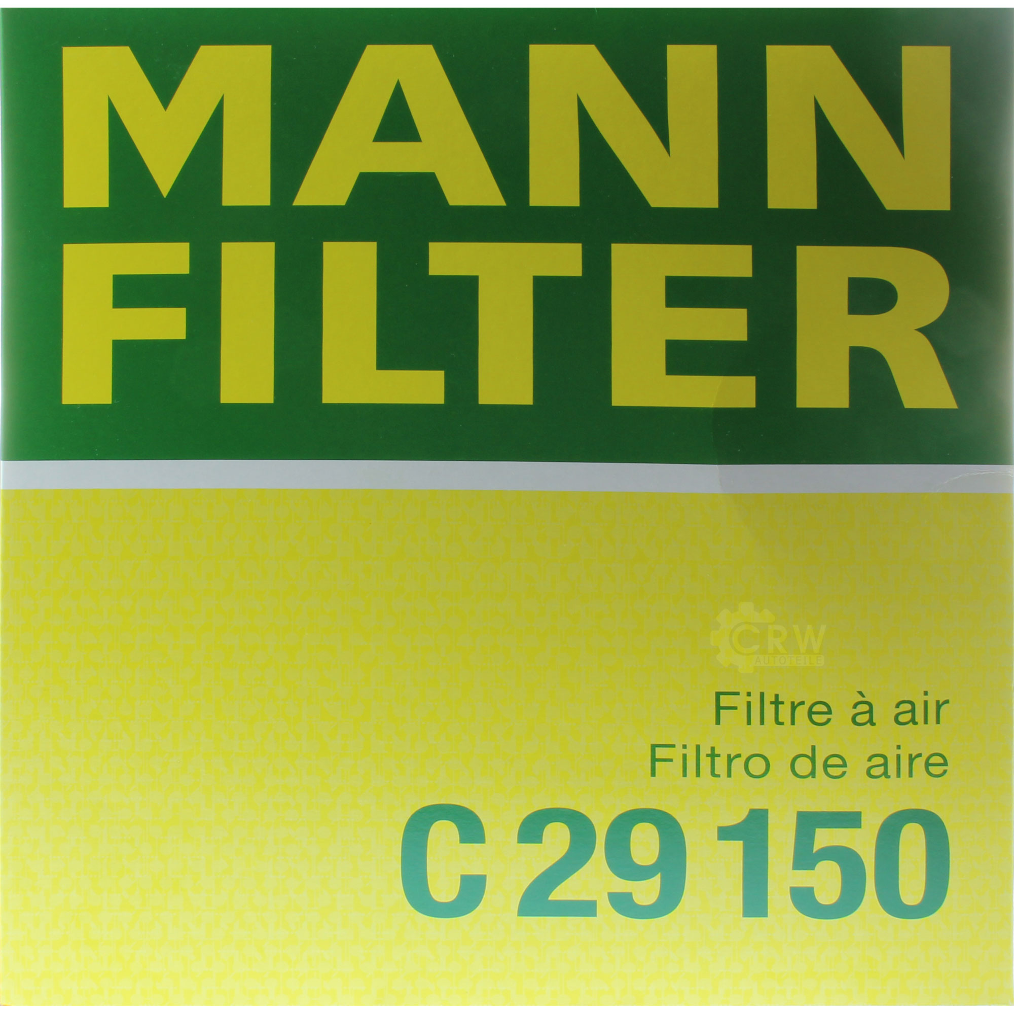 MANN-FILTER Luftfilter für Volvo V40 Schrägheck V50 MW D3 2.4 D5 533