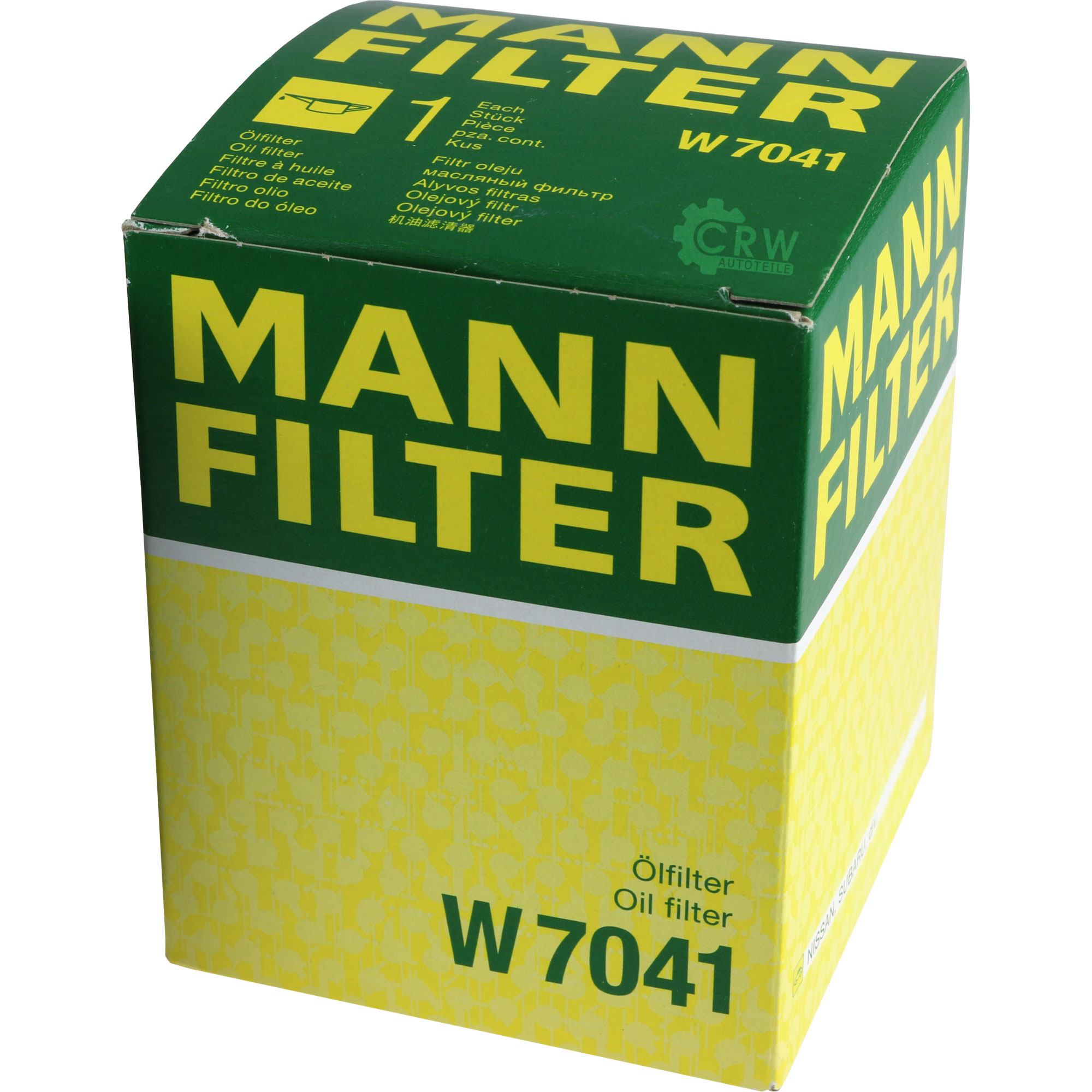 MANN-FILTER Ölfilter W 7041 Oil Filter