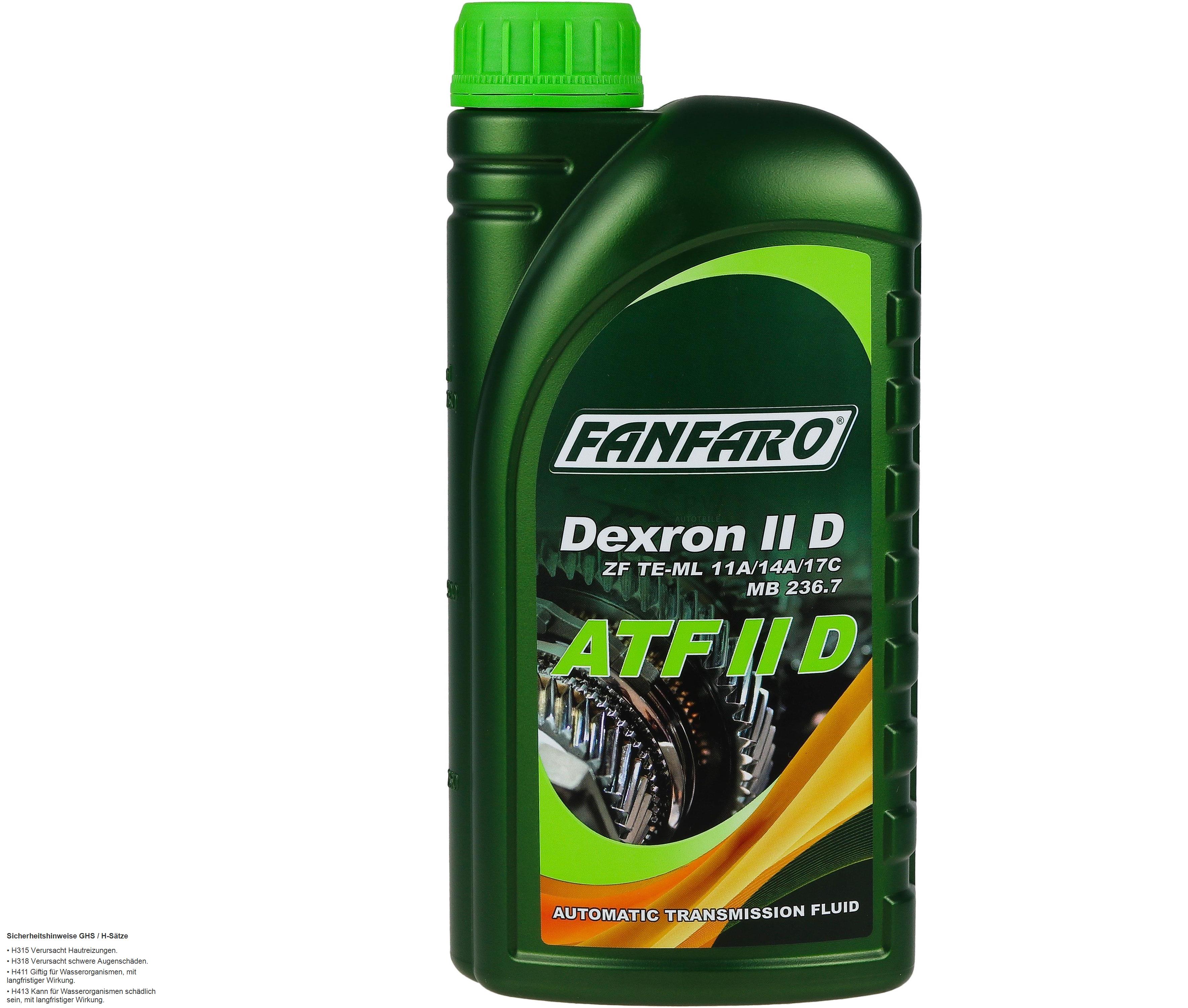 1 Liter  FANFARO Automatikgetriebeöl ATF IID Gear Oil Öl