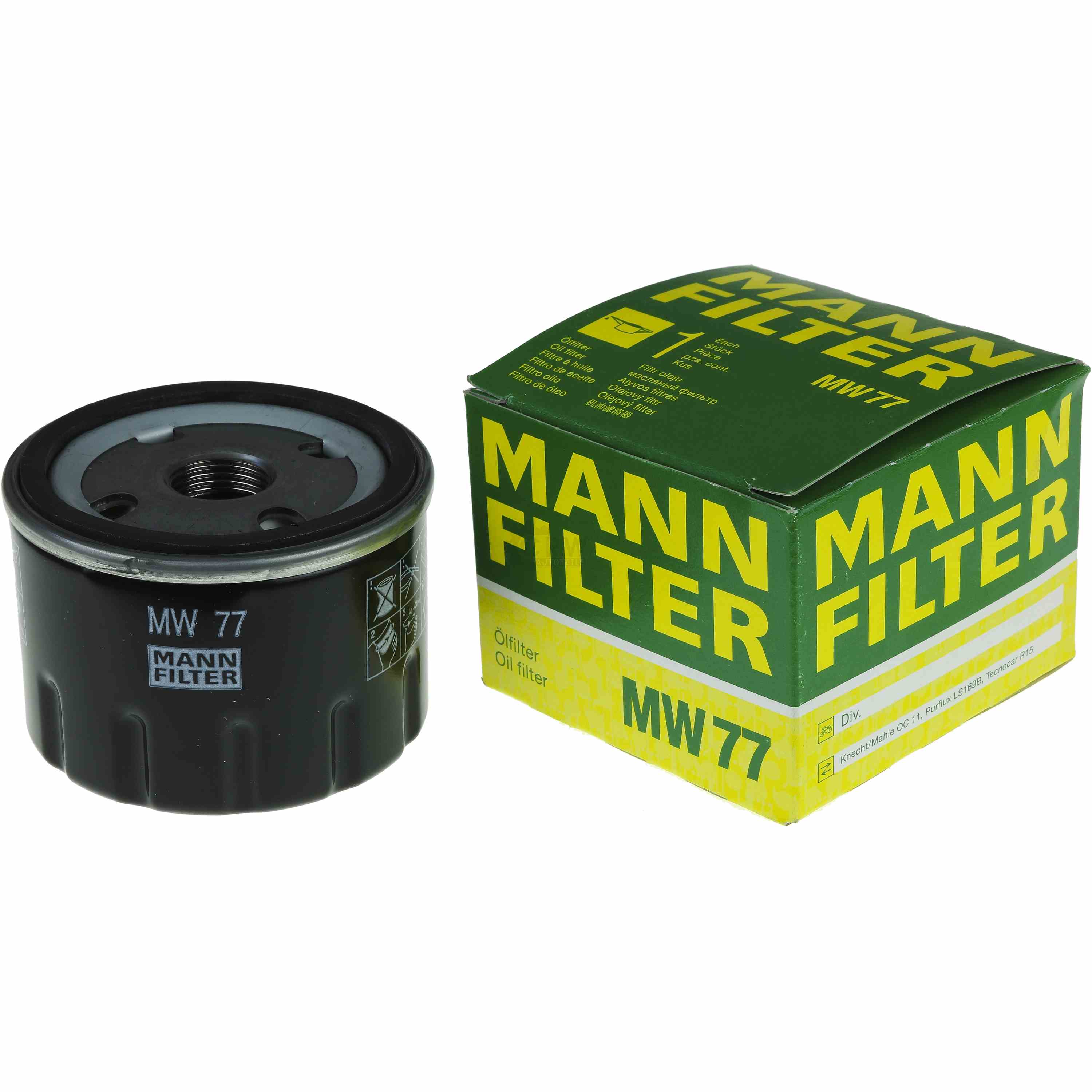 MANN-FILTER Ölfilter MW 77 Oil Filter