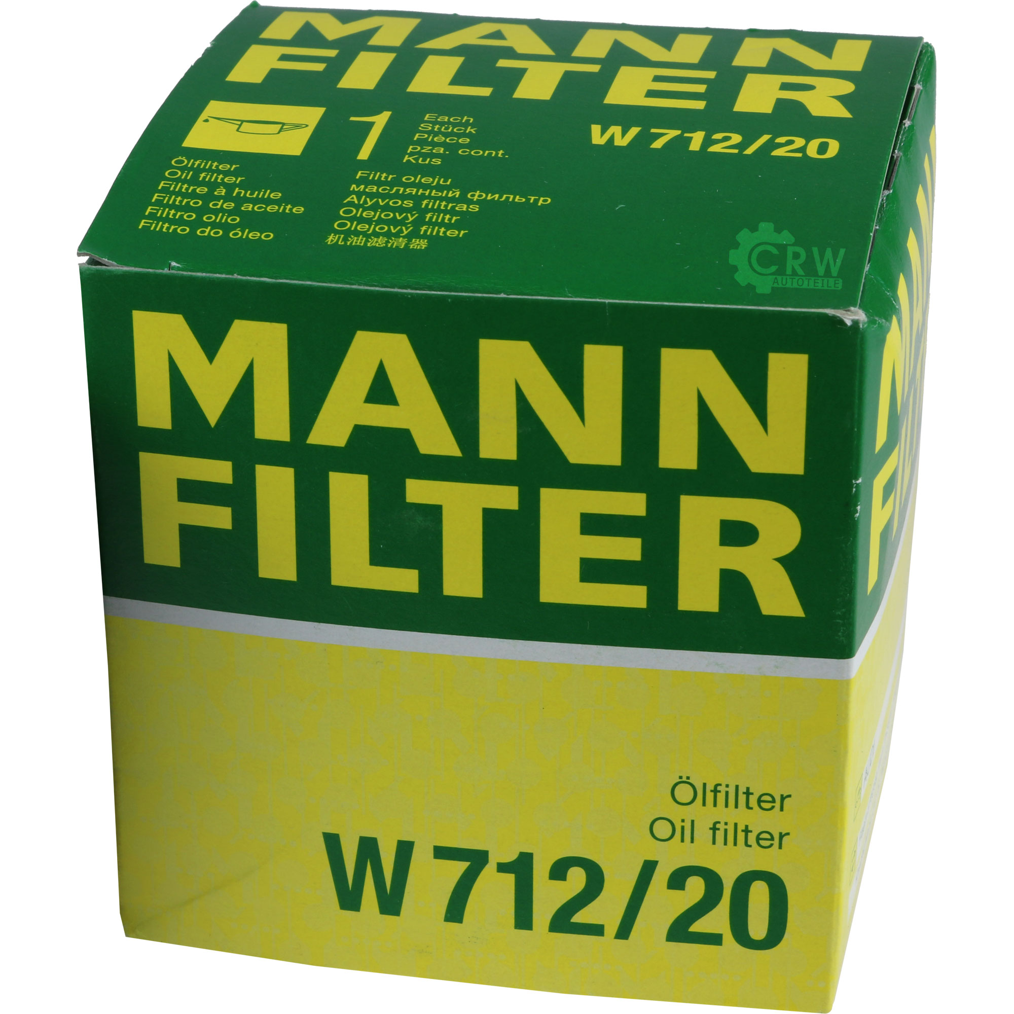 MANN-FILTER Ölfilter W 712/20 Oil Filter