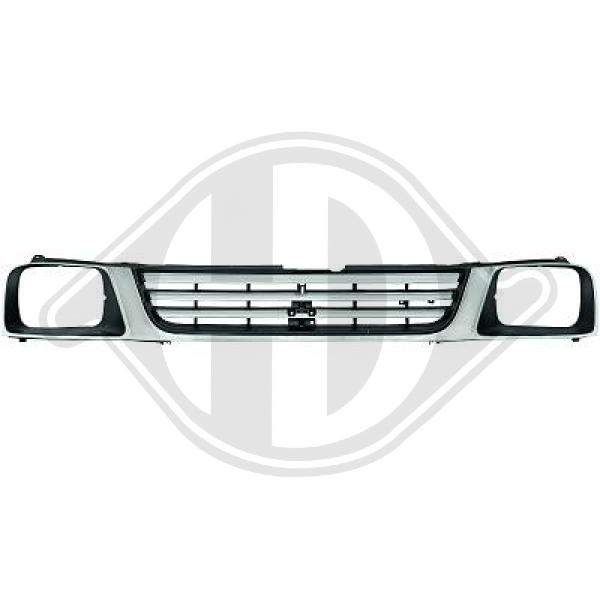 Kühlergrill Frontgrill Grill für Mitsubishi L200 96-06.98 21S