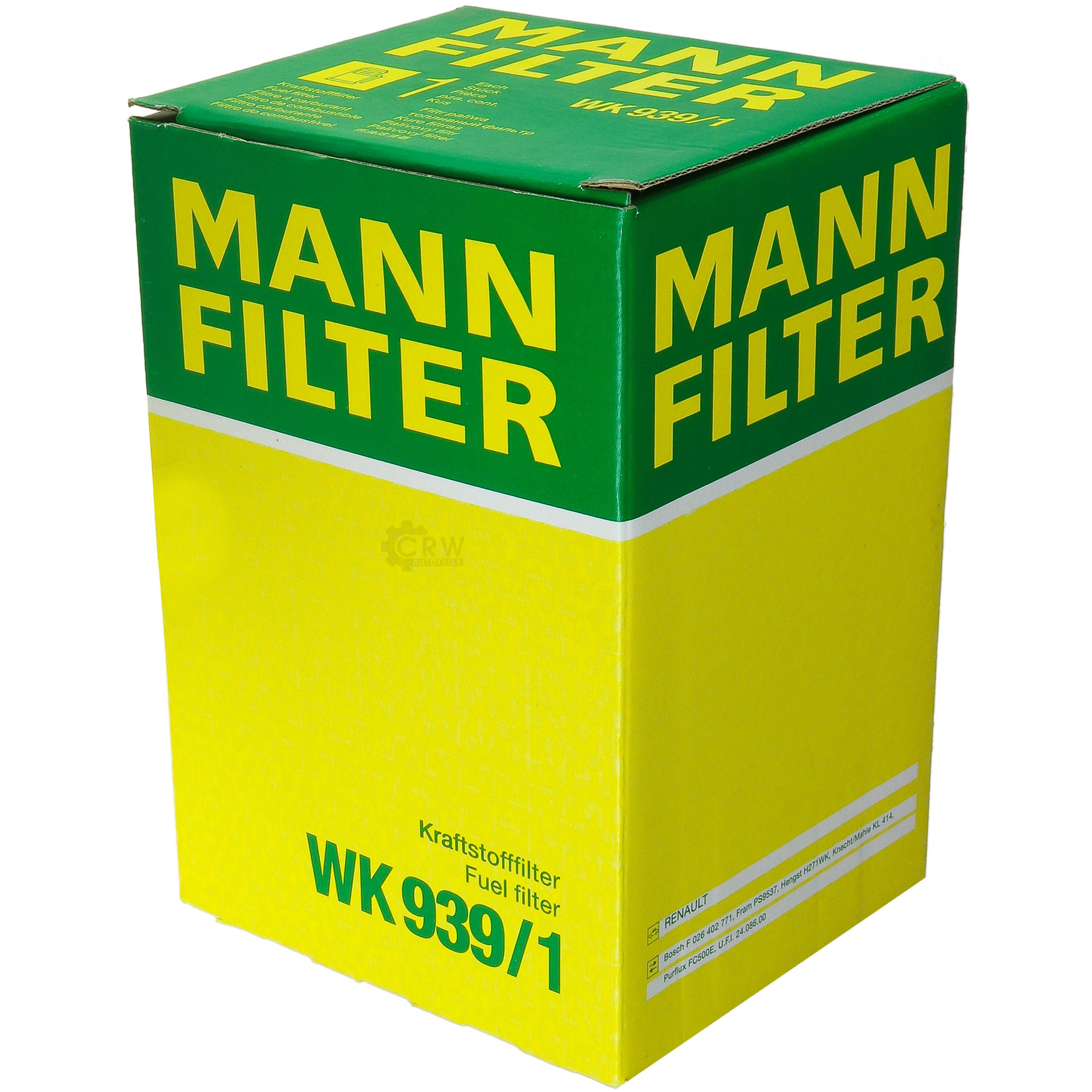 MANN-FILTER Kraftstofffilter WK 939/1 Fuel Filter