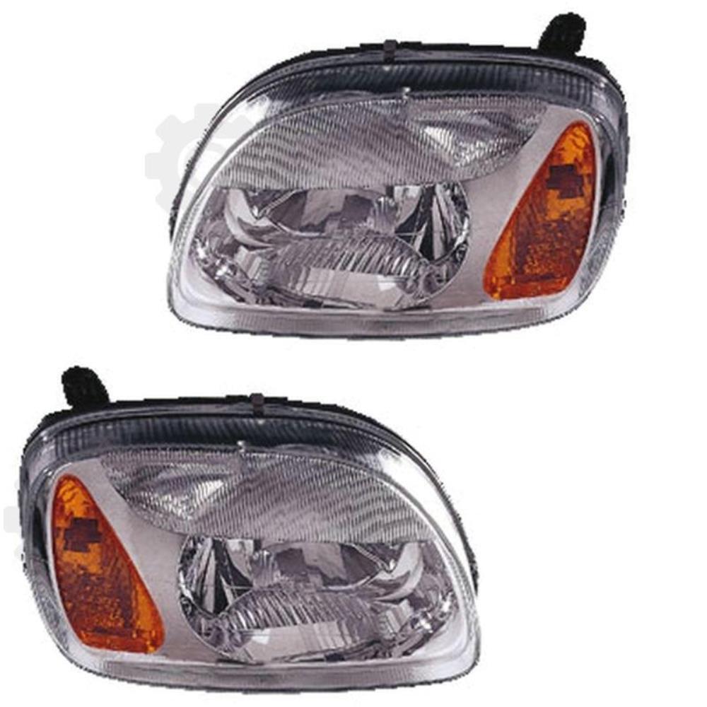 Scheinwerfer Set für Nissan Micra K11 9.00-12.02 H4 ohne Motor mit Blinker