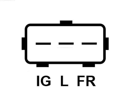 AS-PL Generatorregler Lichtmaschinenregler 12V für BMW 3er E46 5er E39 E36