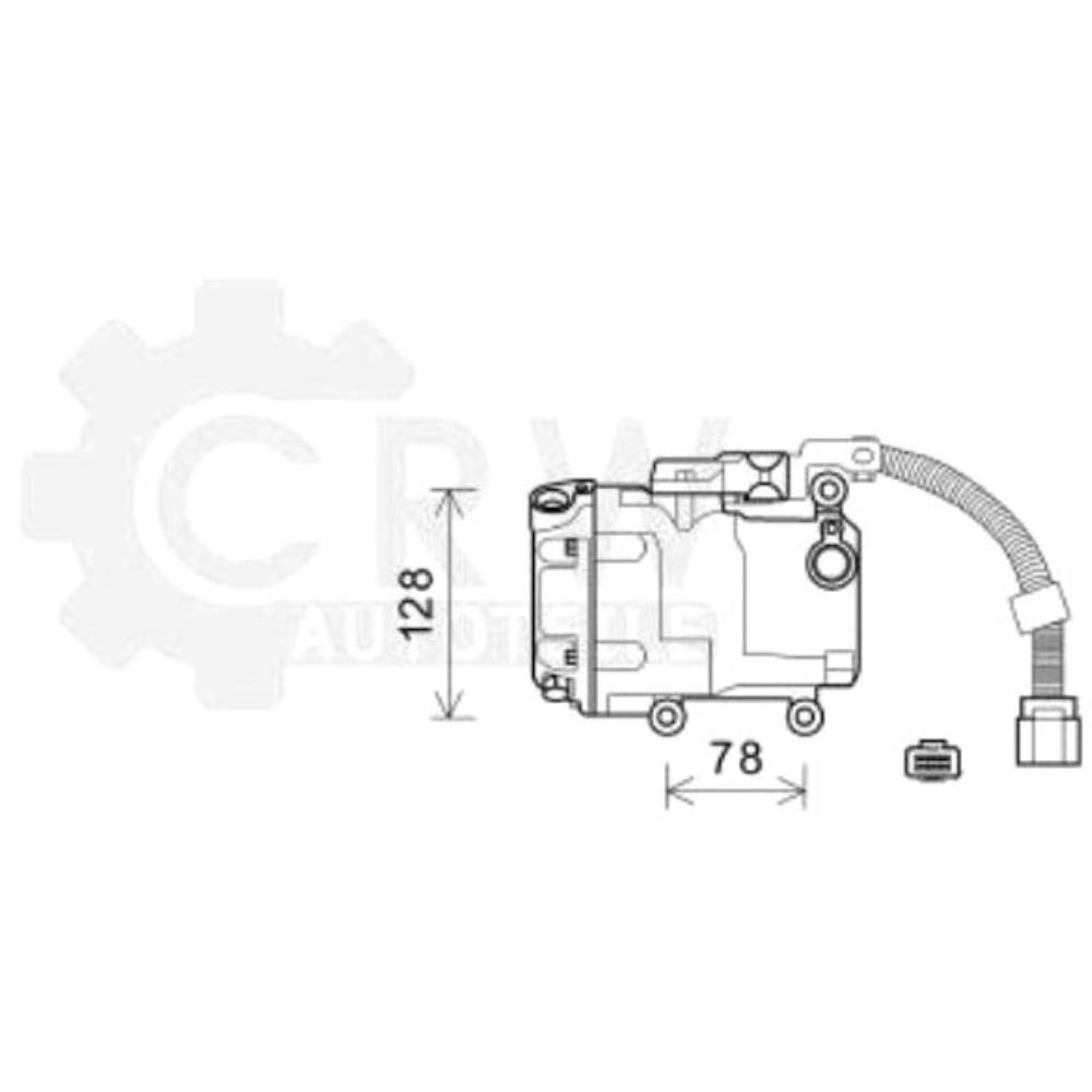 Kompressor Klimaanlage Klimakompressor für Toyota Prius Liftback NHW20_