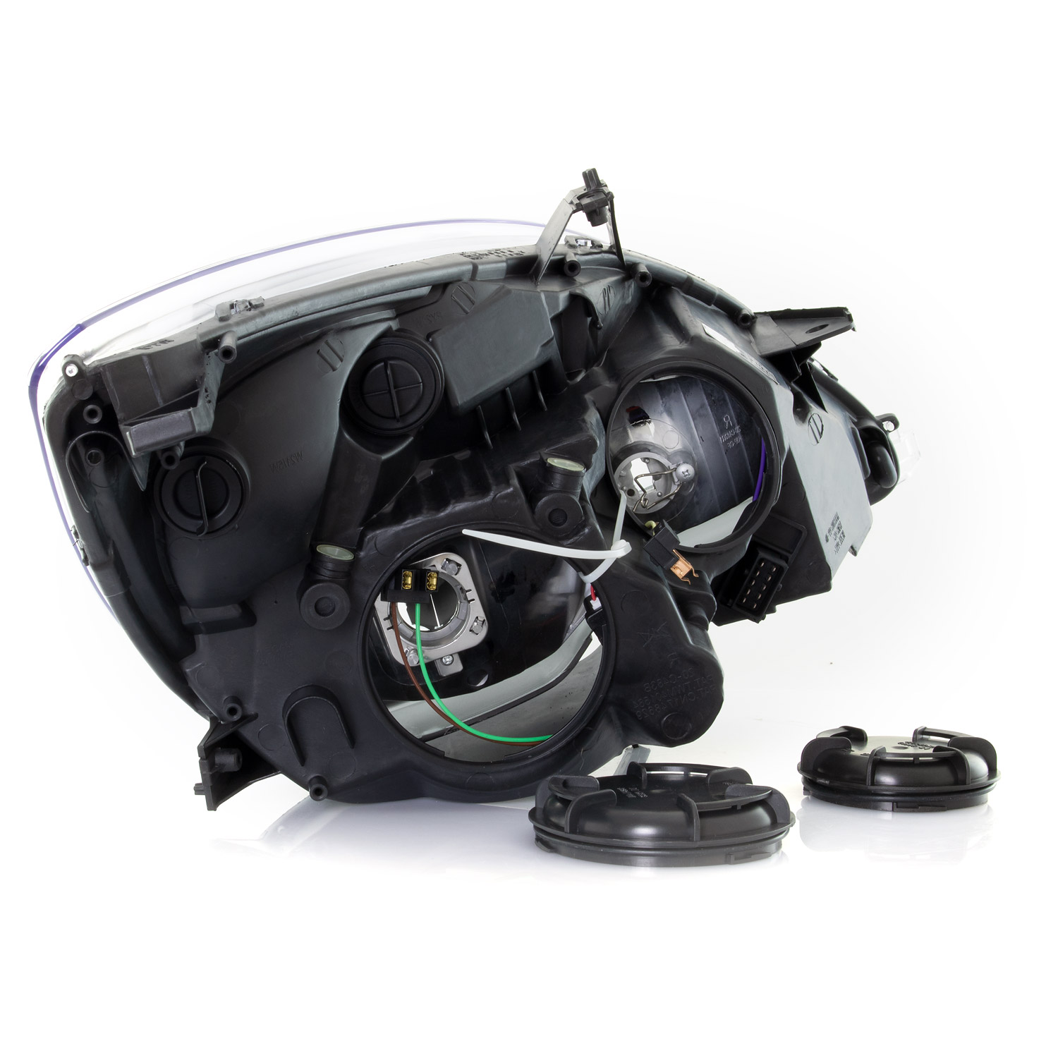 Scheinwerfer Hauptscheinwerfer Frontscheinwerfer links Chrom H1/H7/W21/5W mit Tagfahrlicht für Modell