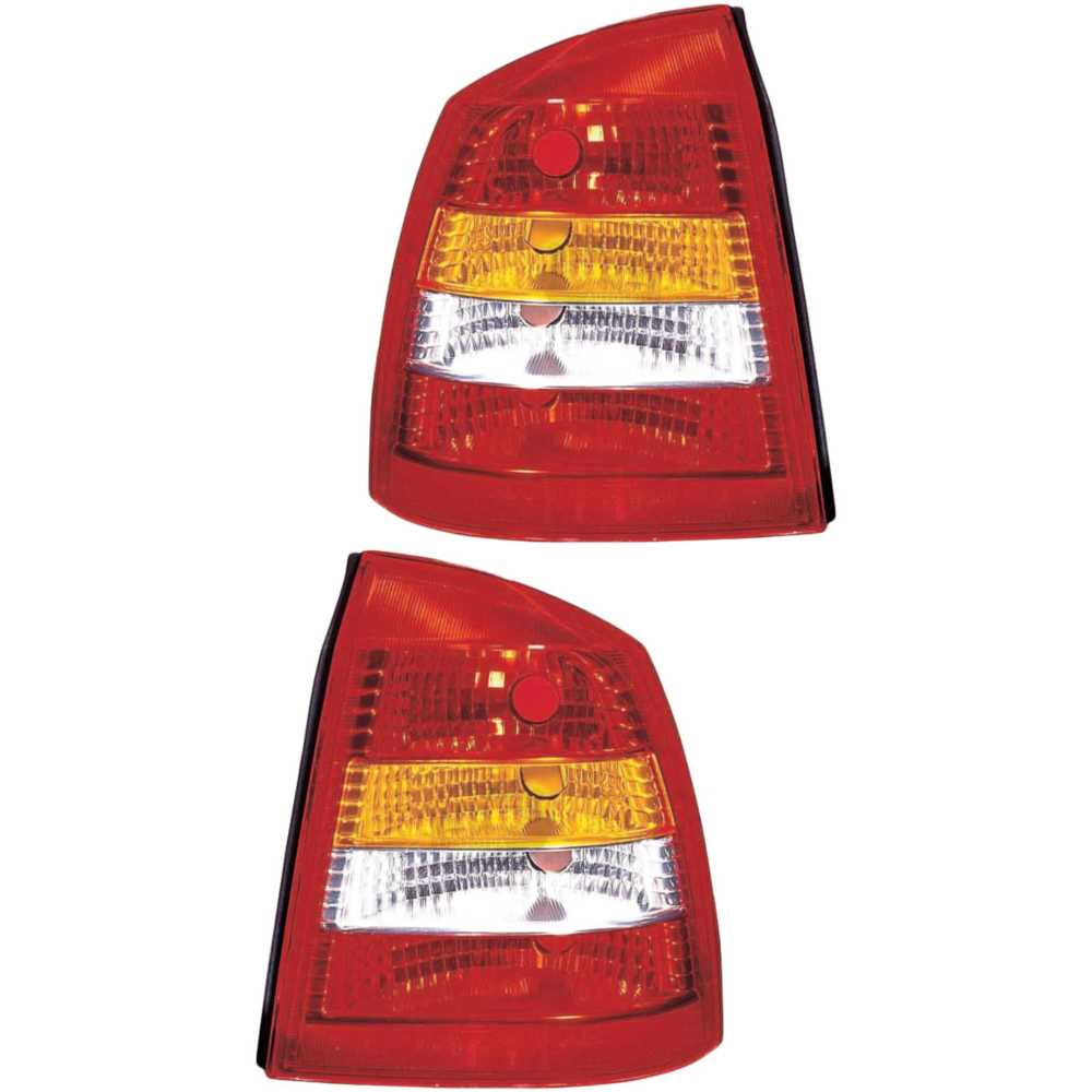 Rückleuchten Heckleuchten Set links&rechts rot für Opel Astra G Stufenheck F69_