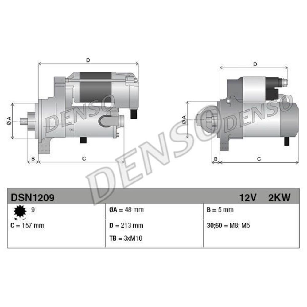 DENSO STARTER LAND für ROVER