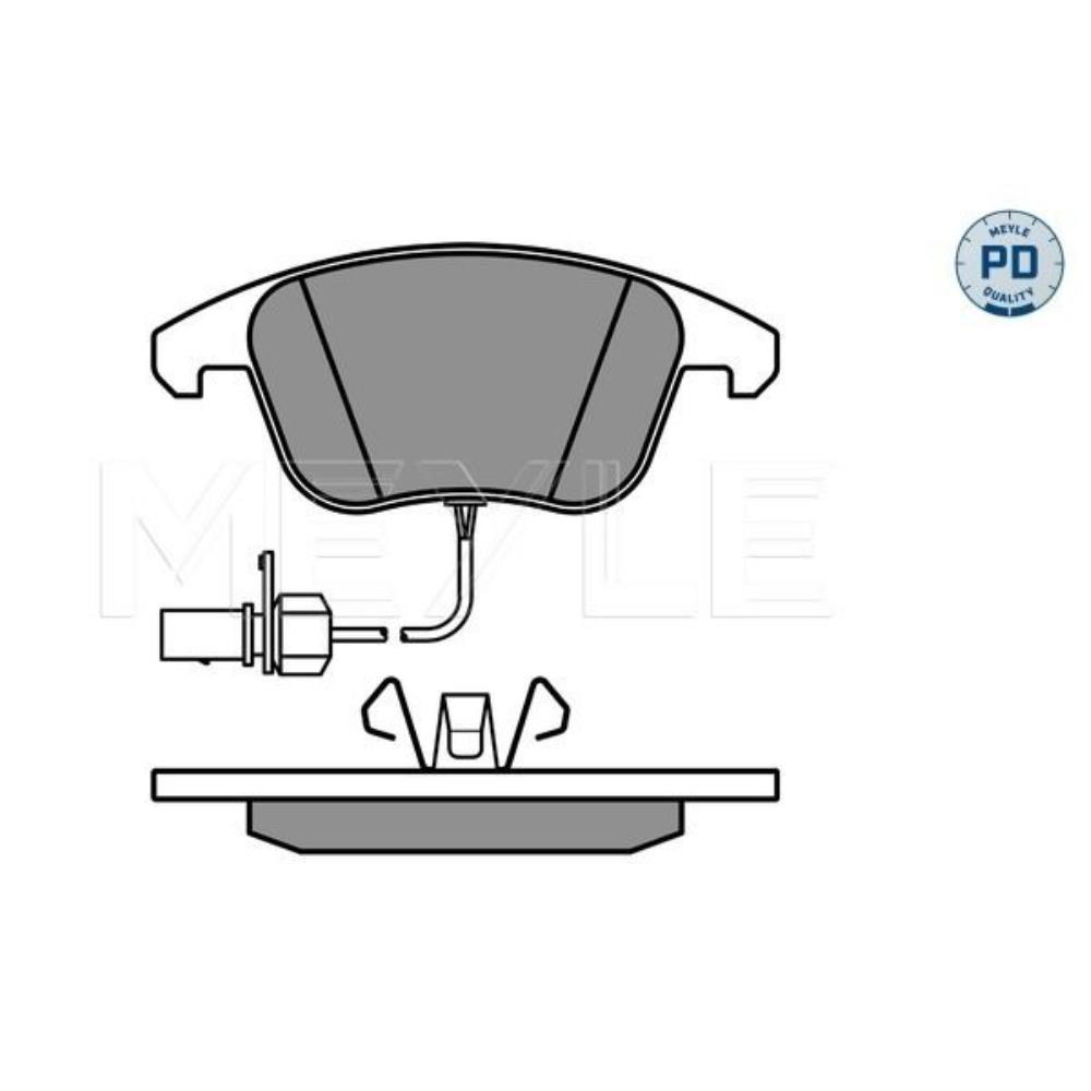 MEYLE Bremsbeläge Bremsbelegsatz vorne System ATE für Audi A4 Avant