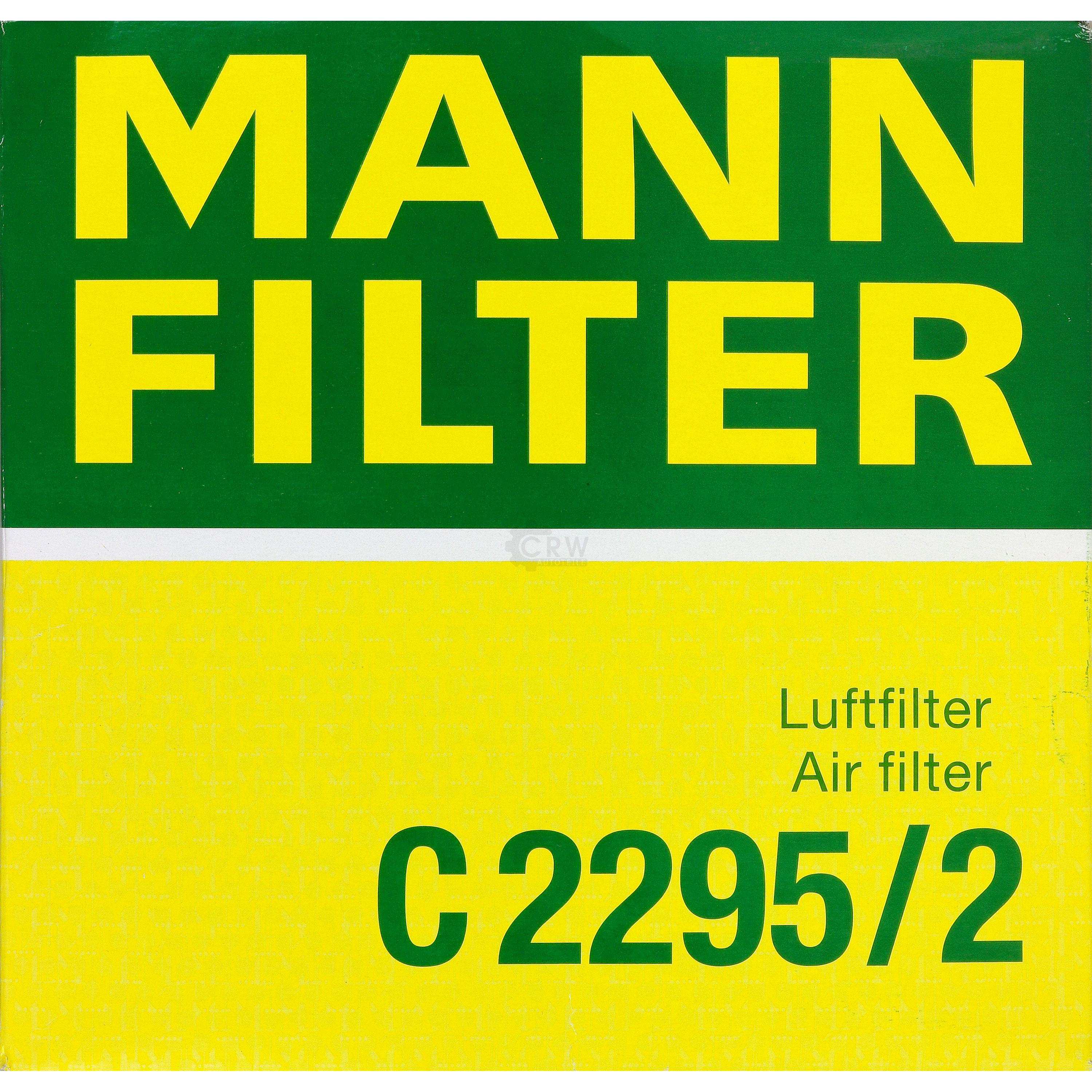 MANN-FILTER Luftfilter für Skoda Fabia II 542 1.2 12V 545 6Y2 1.4 VW Fox 5Z1