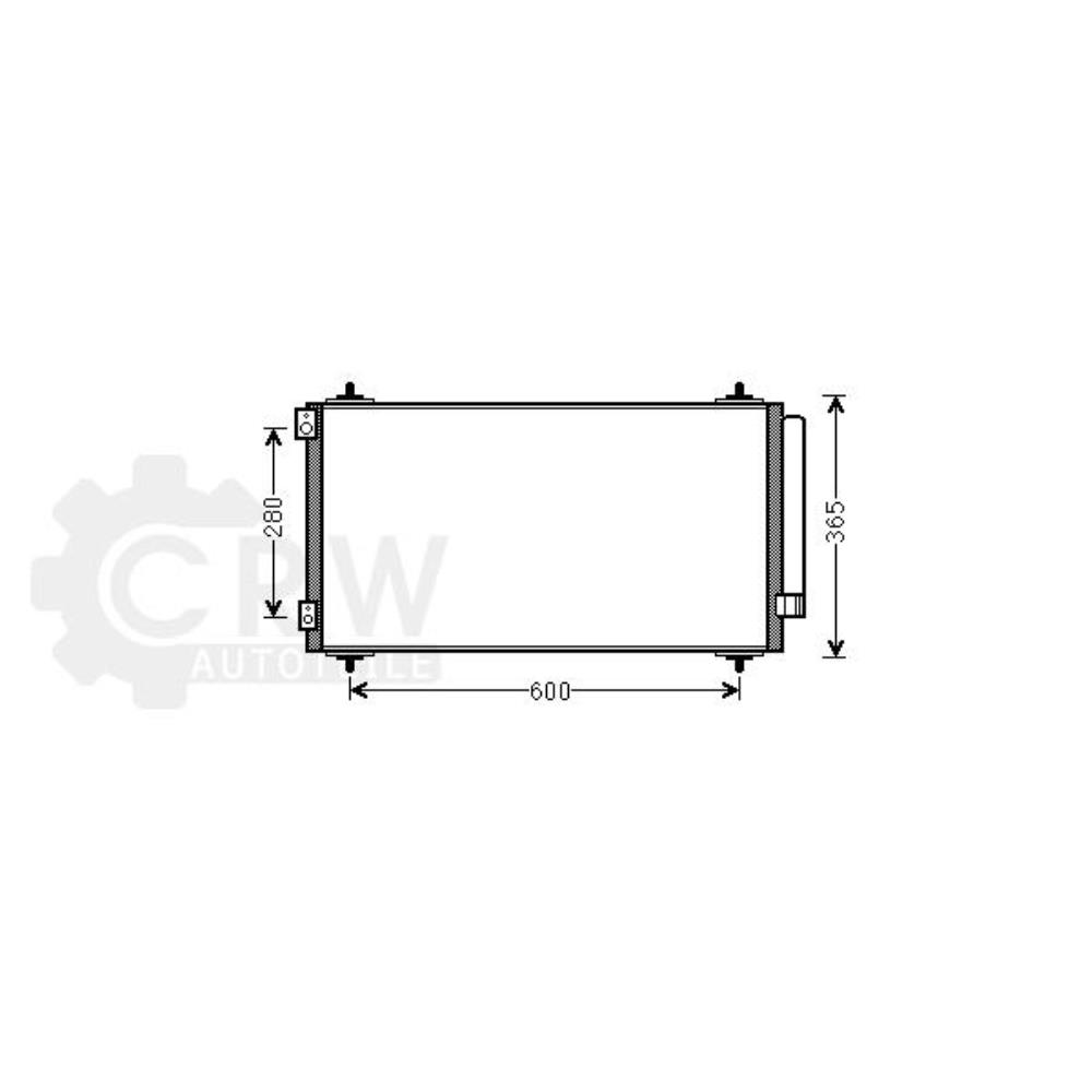 Kondensator Klimaanlage für Citroën C8 EA_ EB_ Fiat Ulysse 179AX Peugeot 807 E 