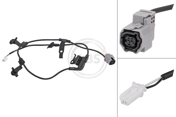 A.B.S. Sensor Drehzahlfühler hinten passend für Toyota RAV 4 IV _A4_ Brandneu