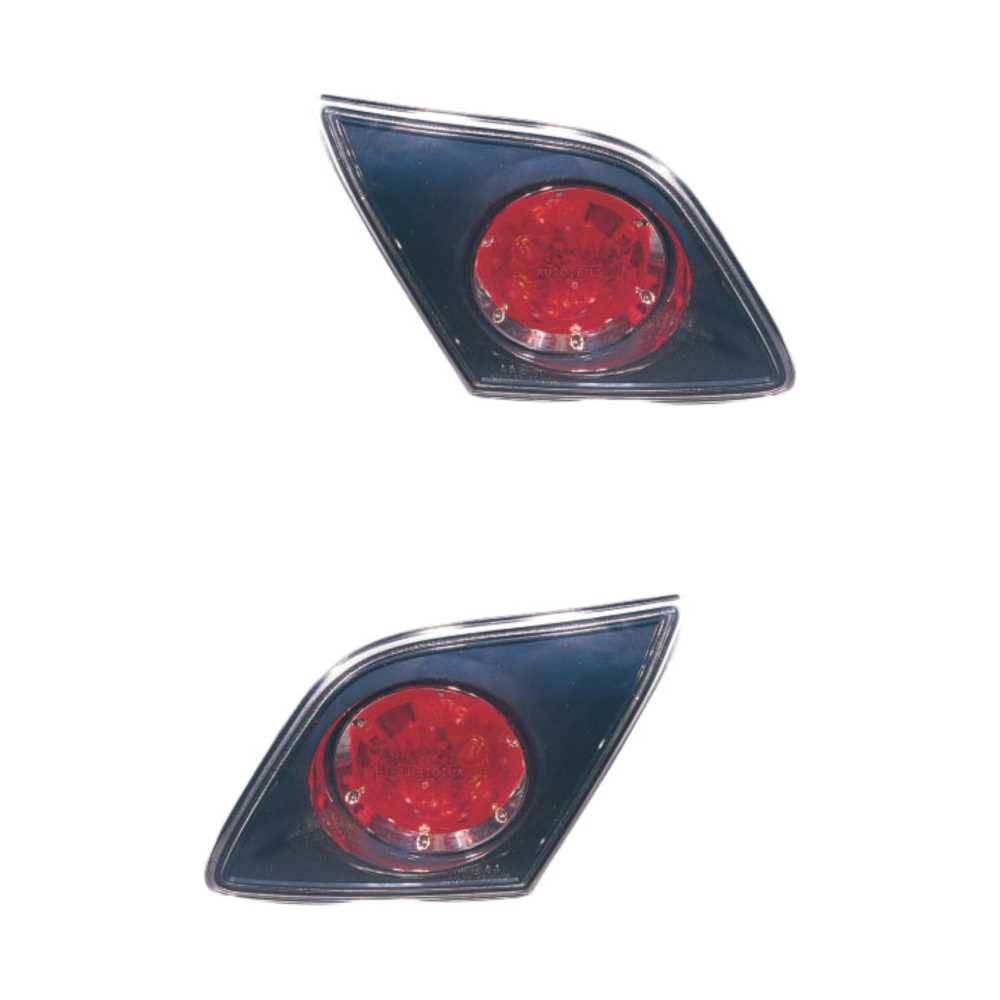 Rückleuchten Heckleuchten Set links & rechts schwarz für Mazda 3 BK