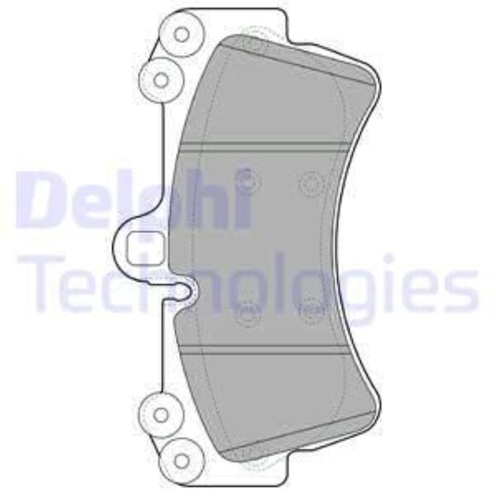 DELPHI Bremsbeläge Bremsbelegsatz vorne für VW Touareg Audi Q7