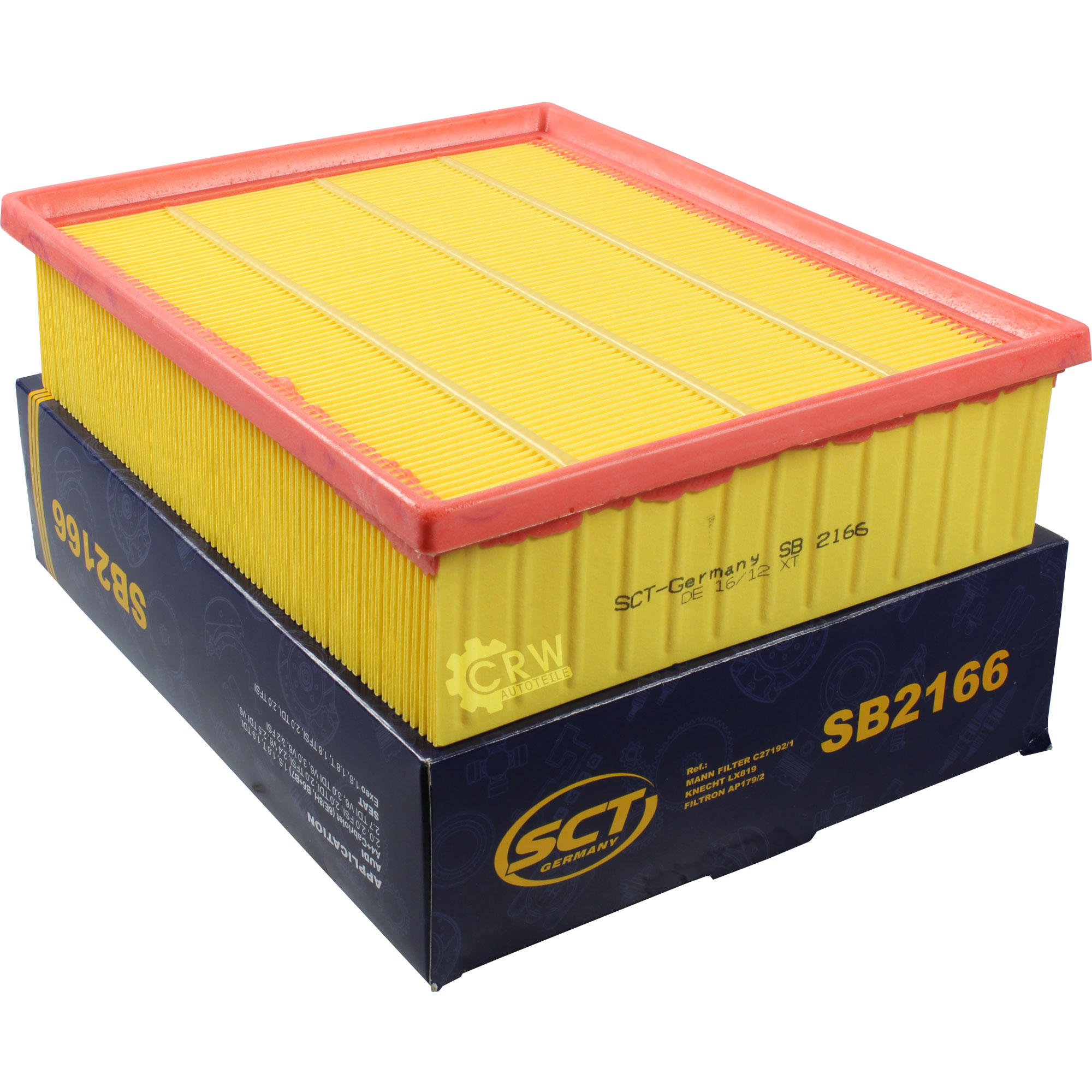 Luftfilter SB 2166 für Audi A4 8E2 B6 8EC B7 Cabriolet 8HE 8H7 Seat Exeo ST 3R5 3R2