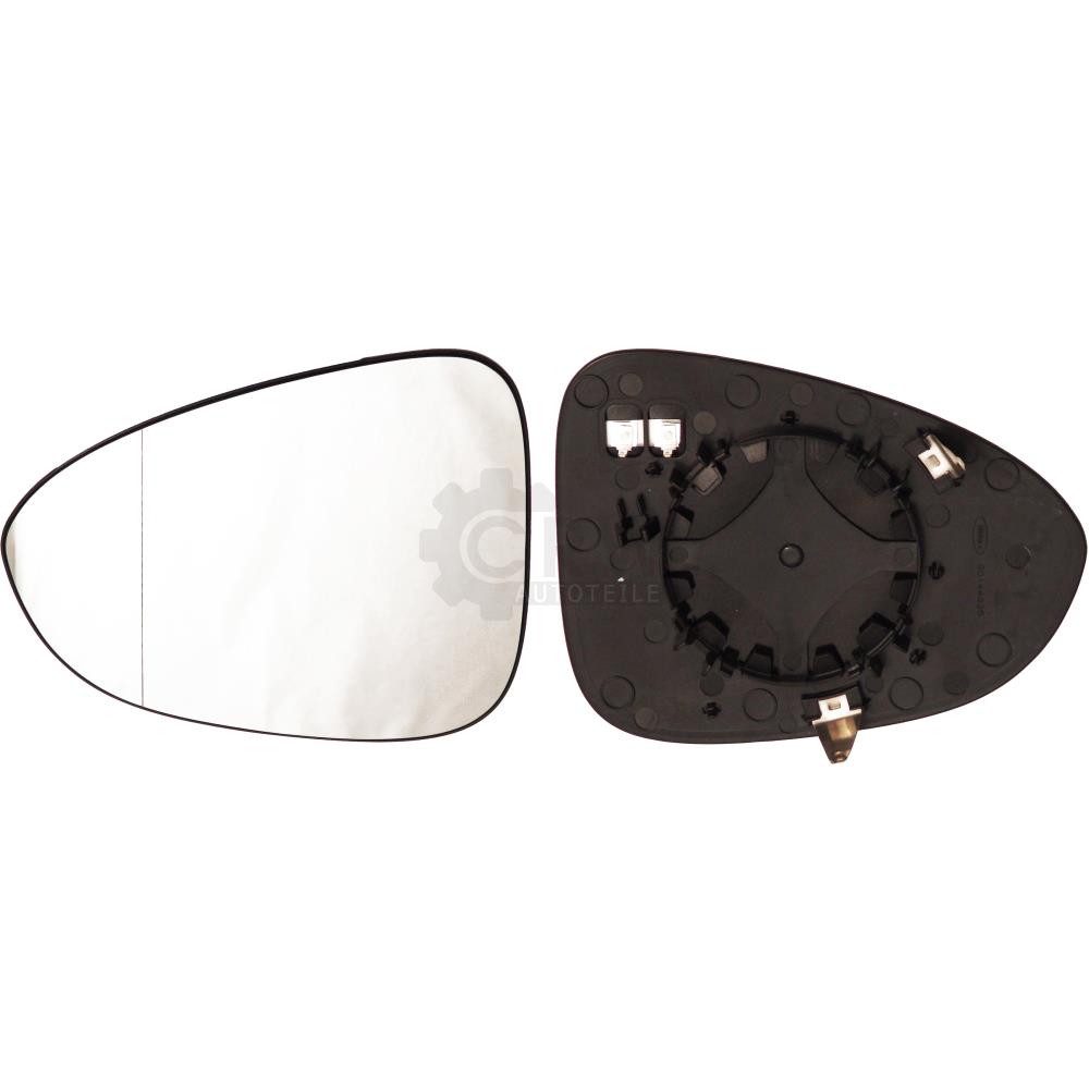 ALKAR Spiegelglas Außenspiegel links passend für Opel Zafira Tourer C P12
