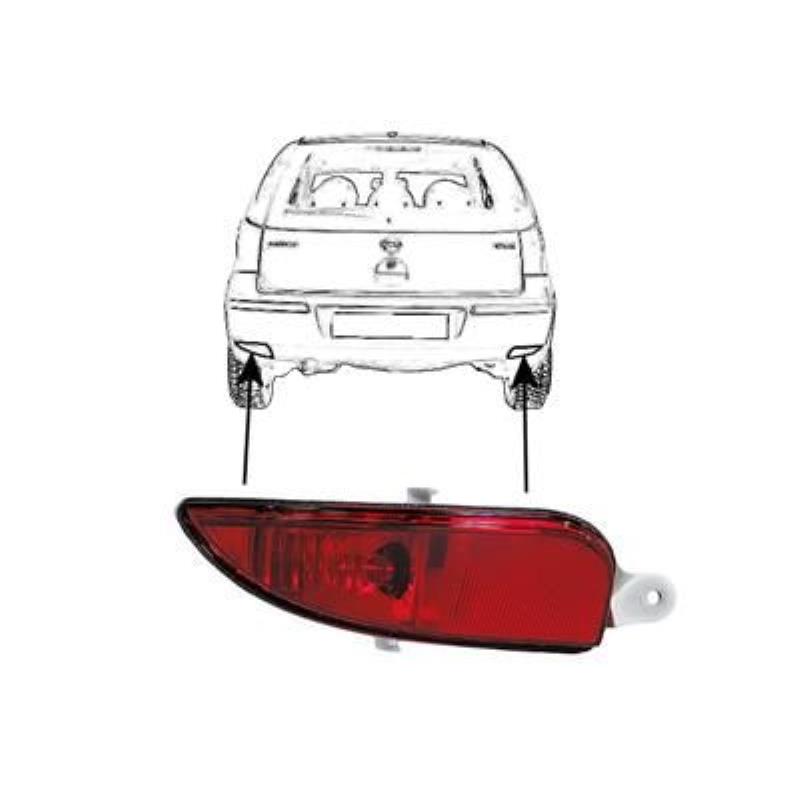 Nebelschlussleuchte links für Opel  Corsa C Bj. 09/03->> ohne Lampenträger U8T