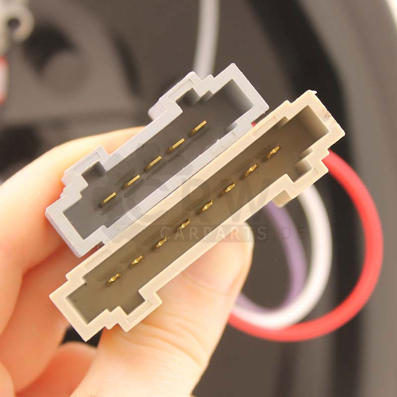 Rückleuchten Set links & rechts für VW Golf III 3 91-97 Klarglas rot-wiess