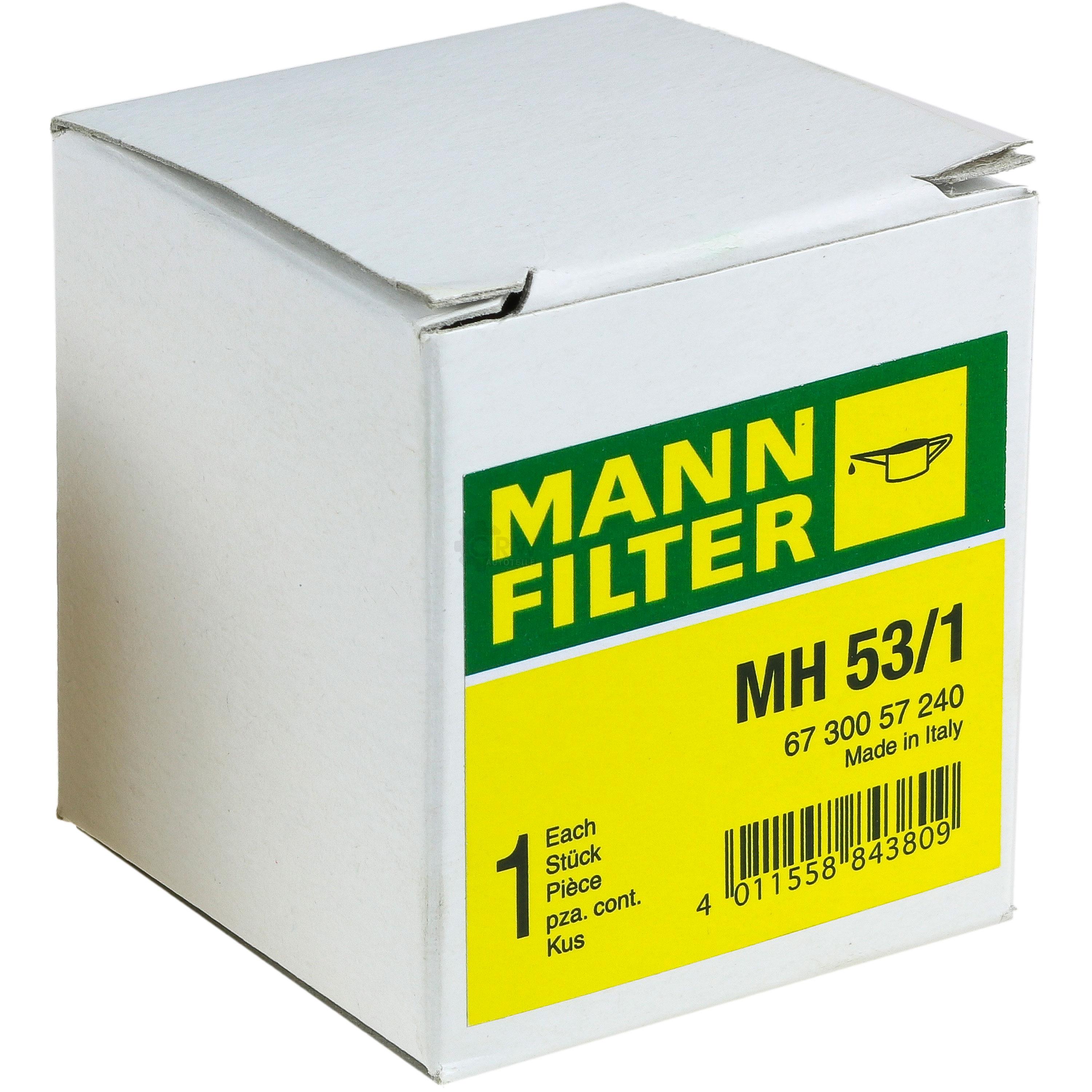 MANN-FILTER Ölfilter MH 53/1 Oil Filter