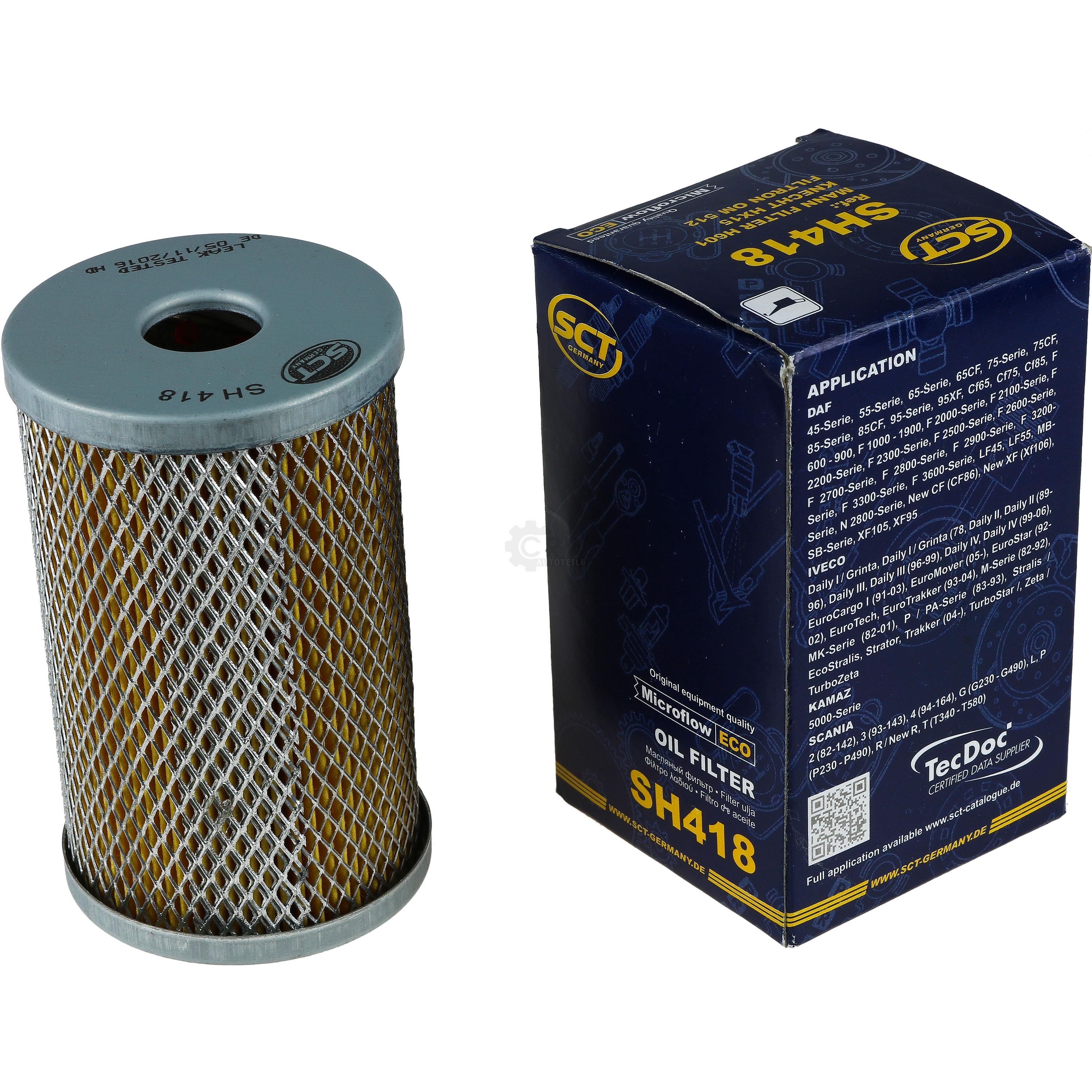 SCT Getriebeölfilter Hydraulikfilter für Lenkung SH 418