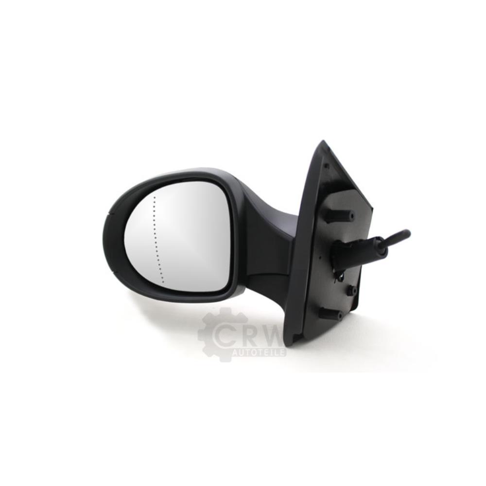 AUßENSPIEGEL links für Renault TWINGO II Bj. 03/07-12/11 schwarz manuell 6CW