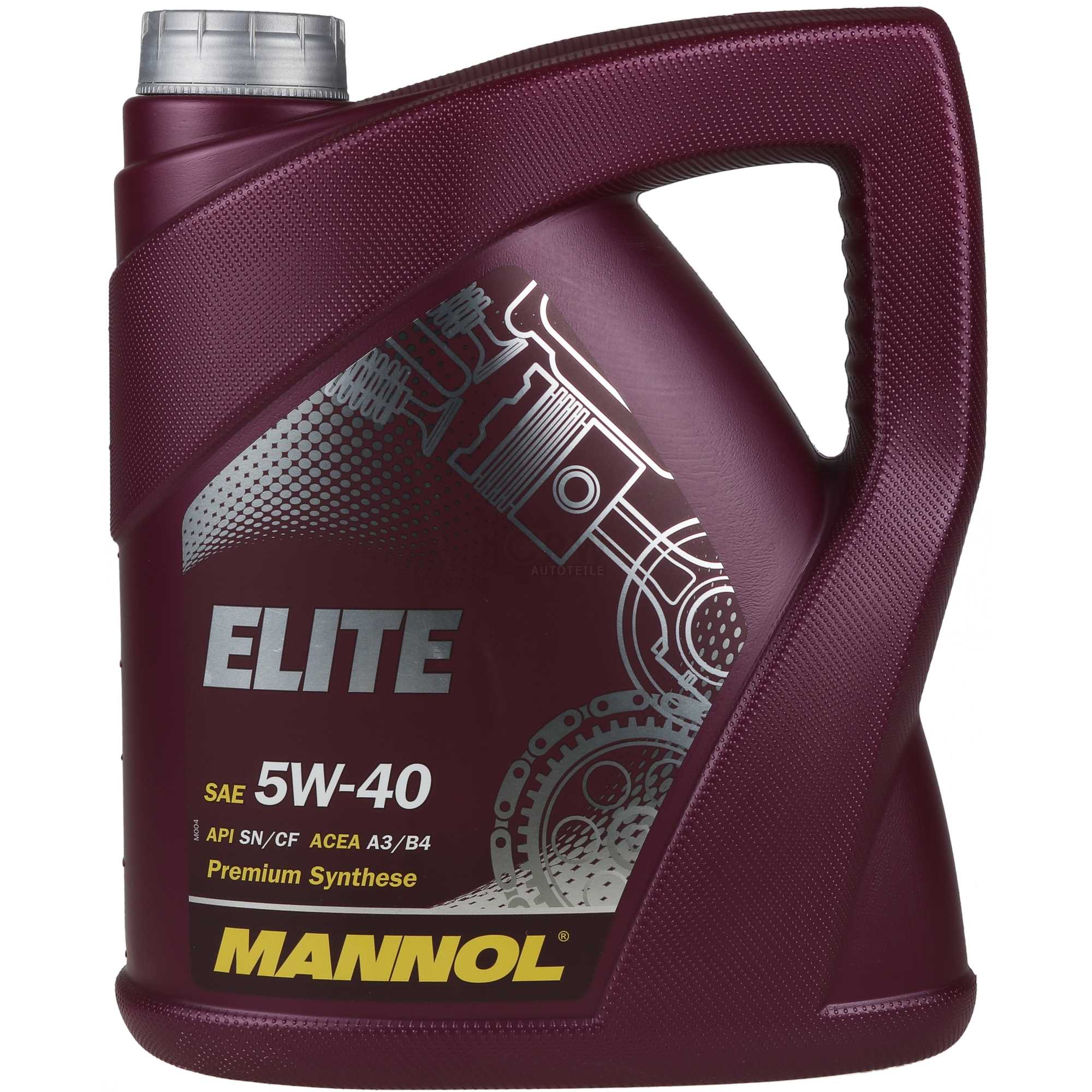 4 Liter Orignal MANNOL Elite 5W-40 API SN/CF Motoröl Engine Oil Öl