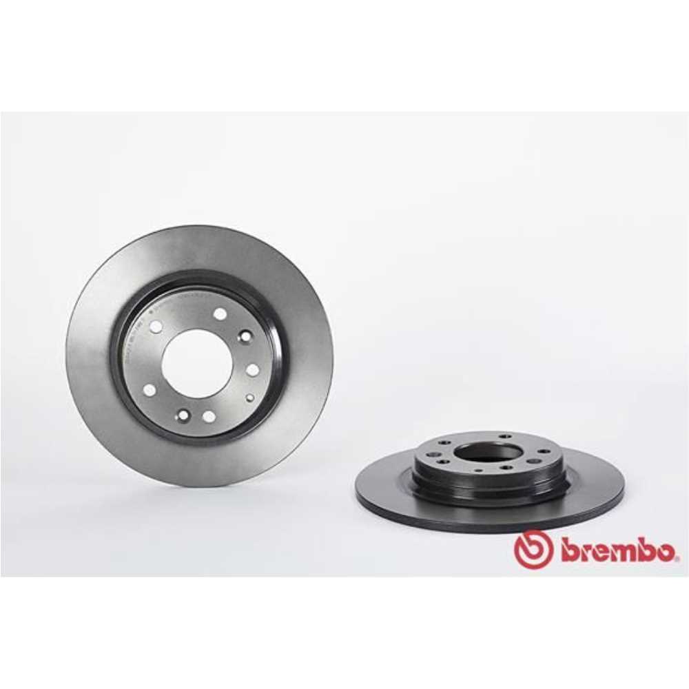 BREMBO Satz Bremsen Bremsscheiben Voll hinten + Bremsbeläge für Mazda Premacy