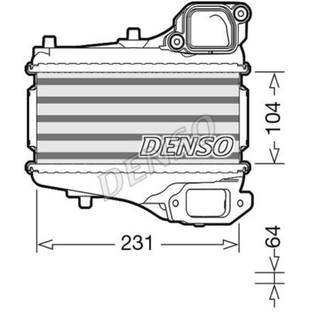 DENSO Ladeluftkühler DIT40001