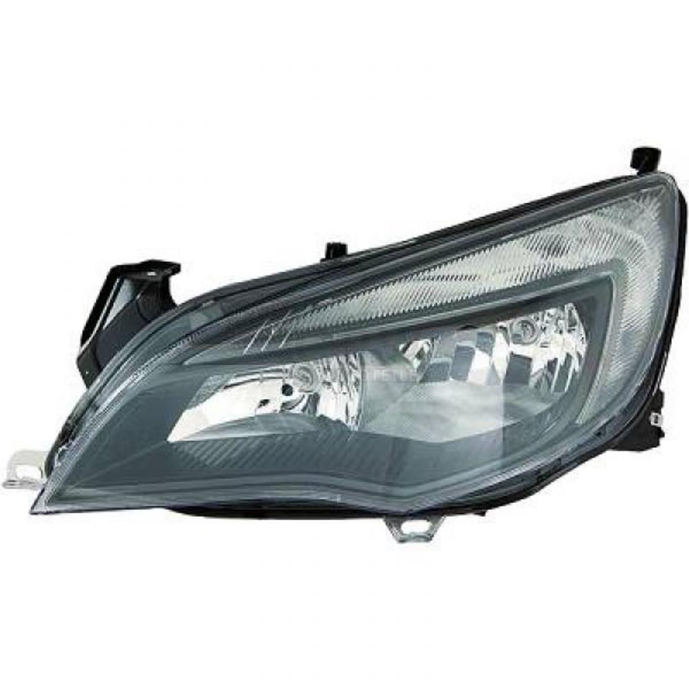 Scheinwerfer links für Opel Astra J schwarz Tagfahrlicht Kurvenlicht H7+H7 