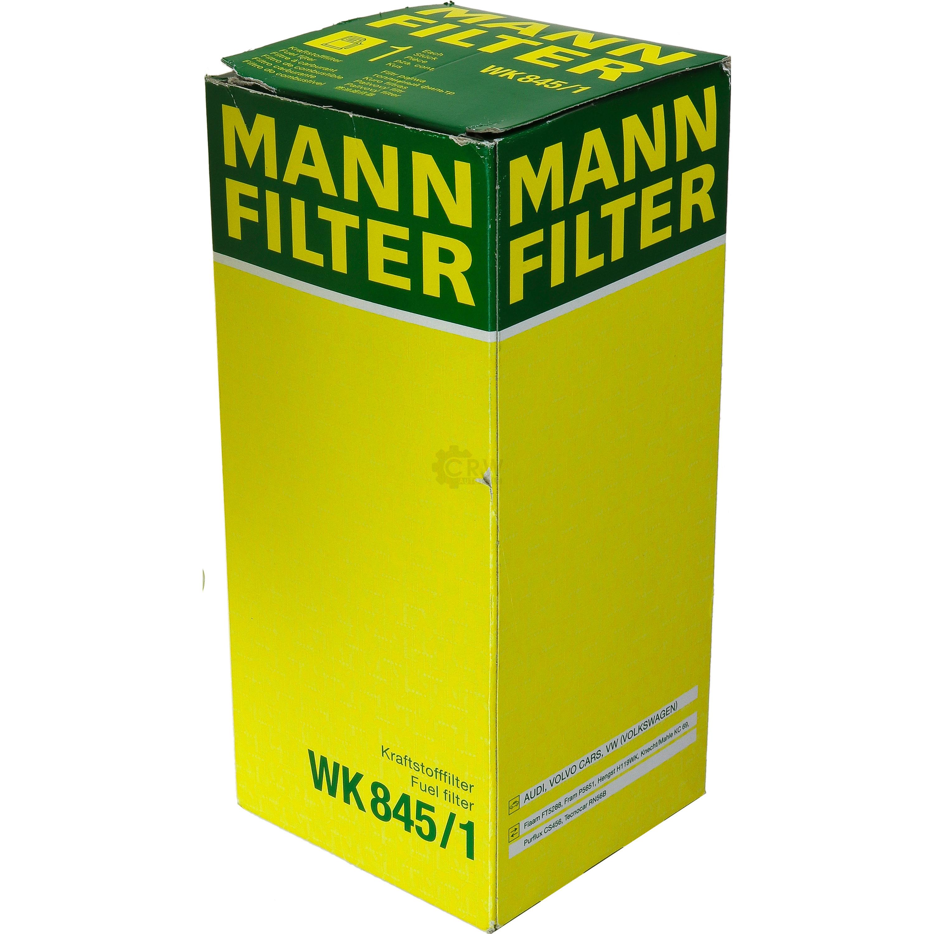 MANN-FILTER Kraftstofffilter WK 845/1 Fuel Filter