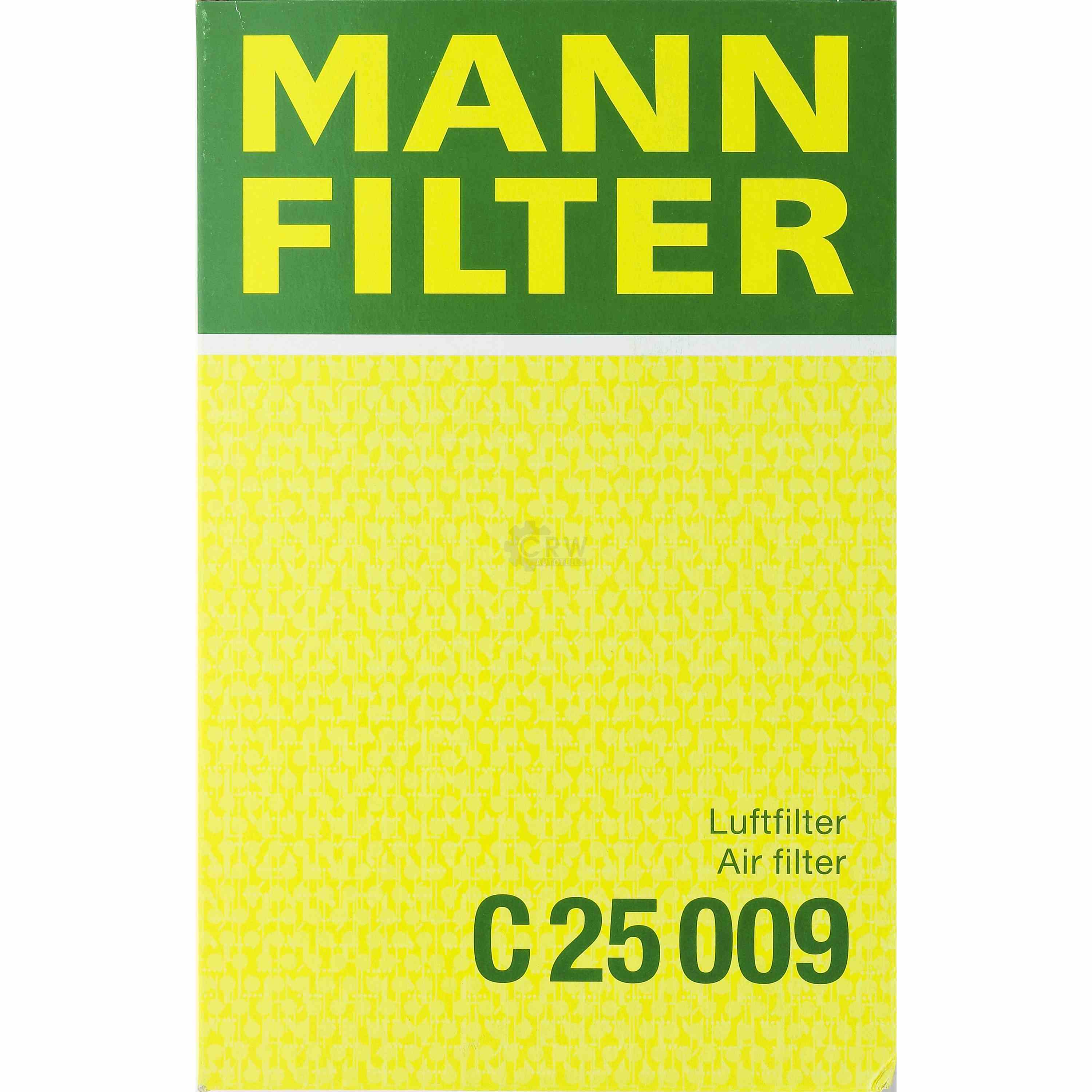 MANN-FILTER Luftfilter für Porsche 911 Cabriolet 997 3.8 Carrera S