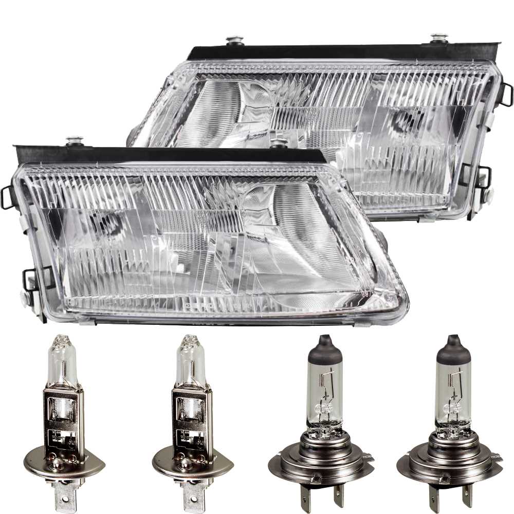 Scheinwerfer Set für VW Passat 3B Bj 08.96-12.01 Philips H7/H1 ohne Nebelleuchte