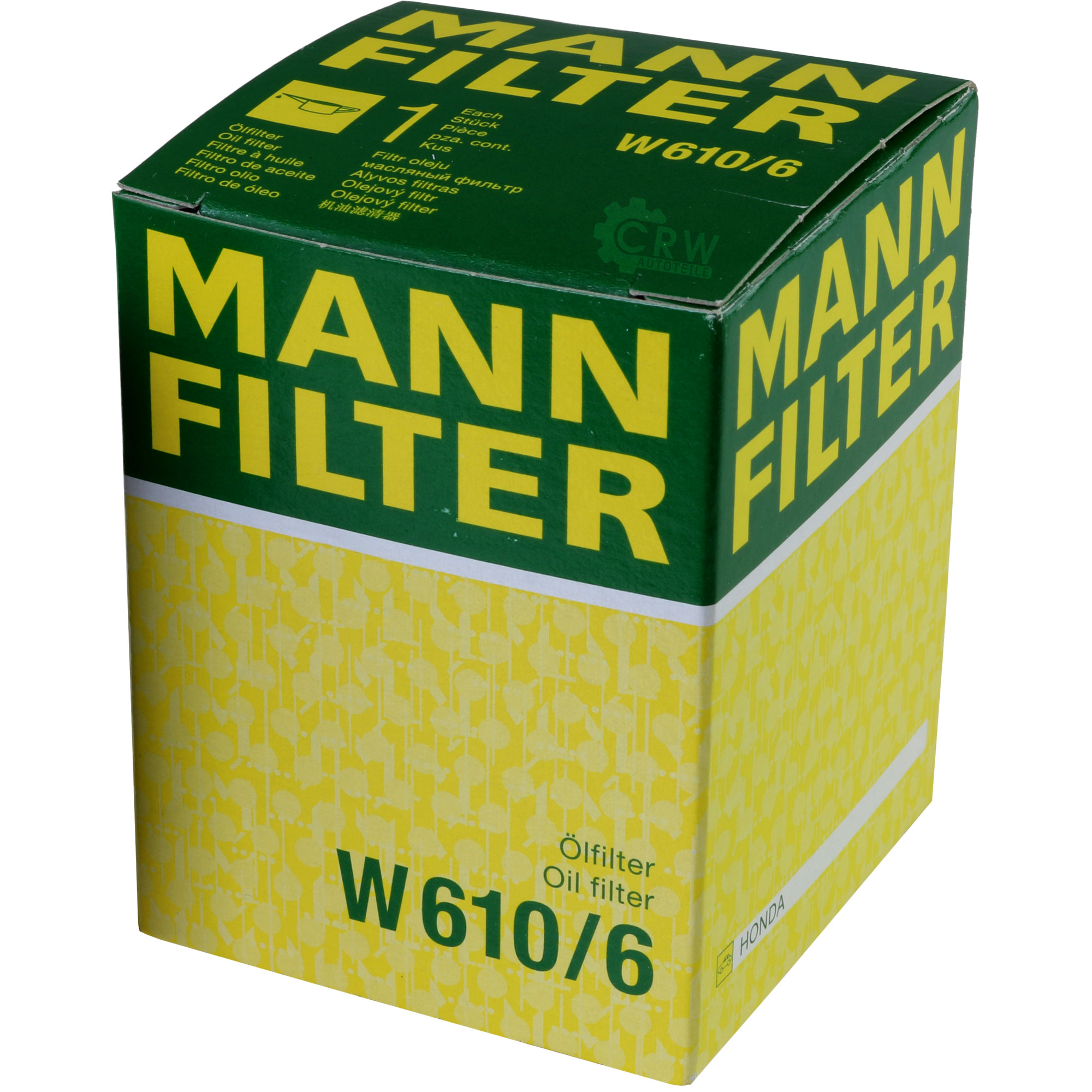 MANN-FILTER Ölfilter W 610/6 Oil Filter