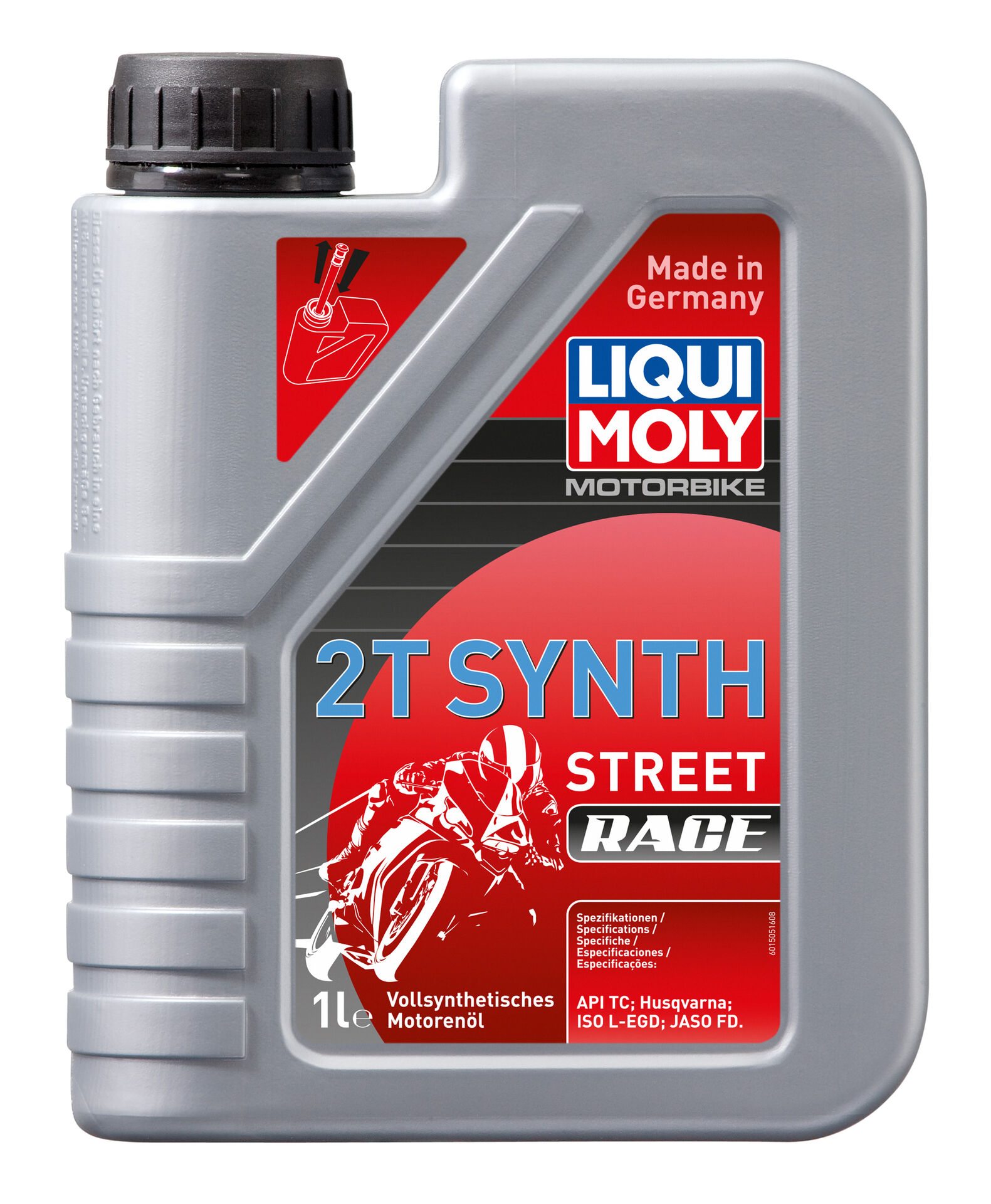Liqui Moly 1L Motorbike 2T Synth Street Race Vollsynthetisch Motoröl Motorenöl