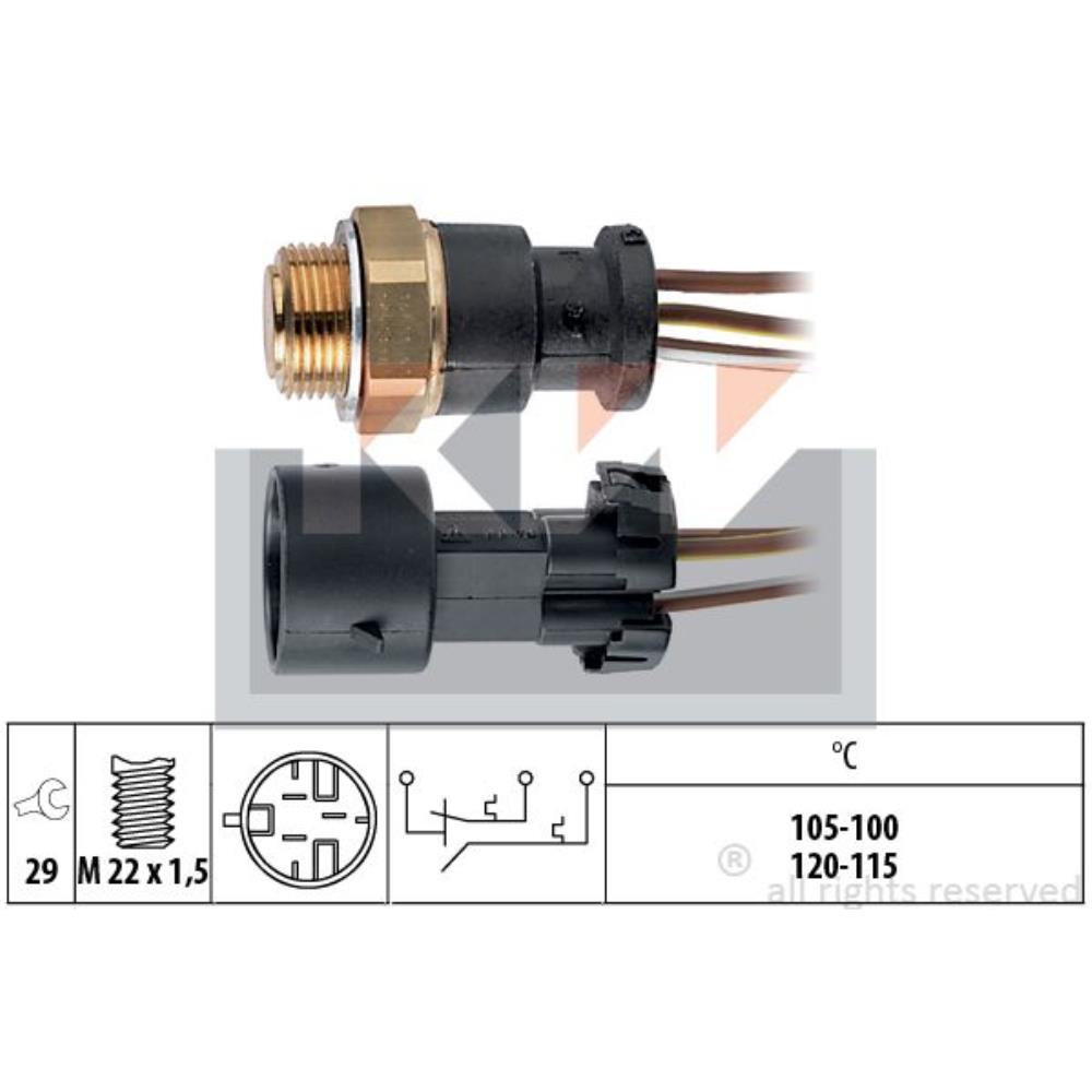 KW Temperaturschalter, Kühlerlüfter