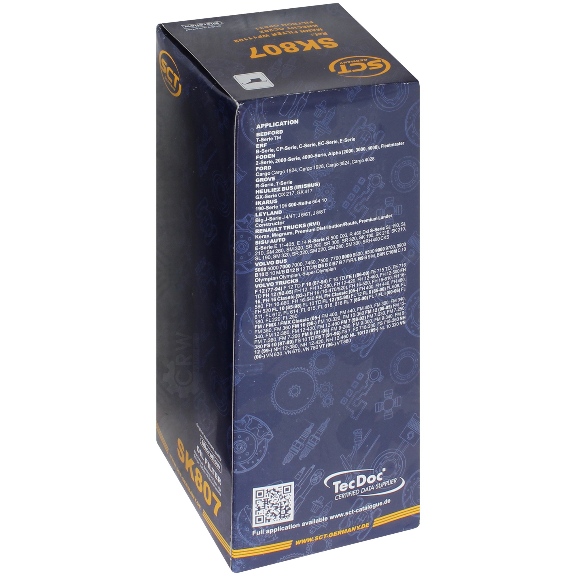 SCT Ölfilter Öl Filter Oil SK 807