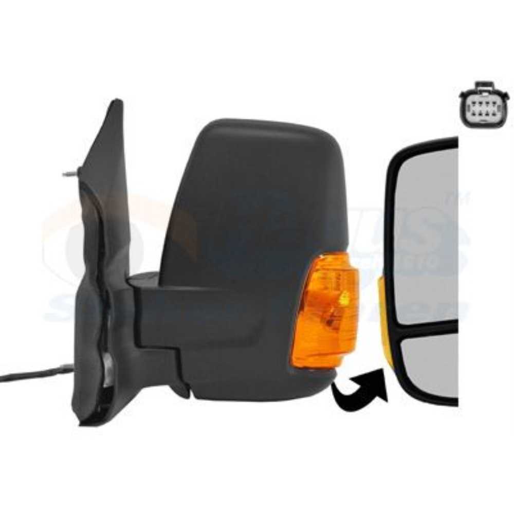 Außenspiegel links mit Blinklicht für Ford Transit Bus FCD FDD FED FFD