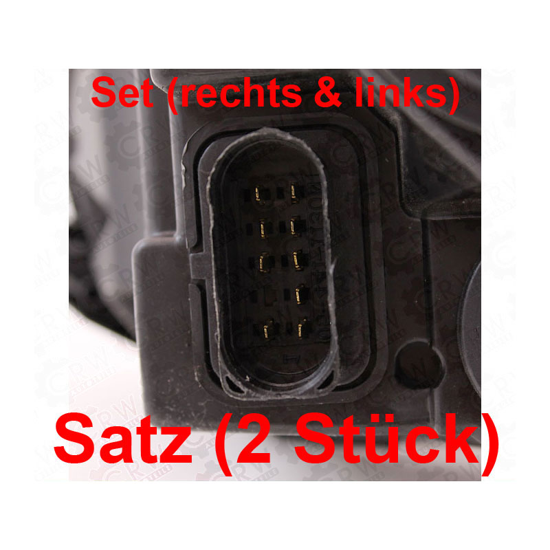 Scheinwerfer Set für VW Golf V 5 Typ 1K Bj. 03-08 Blende chrom 2WY