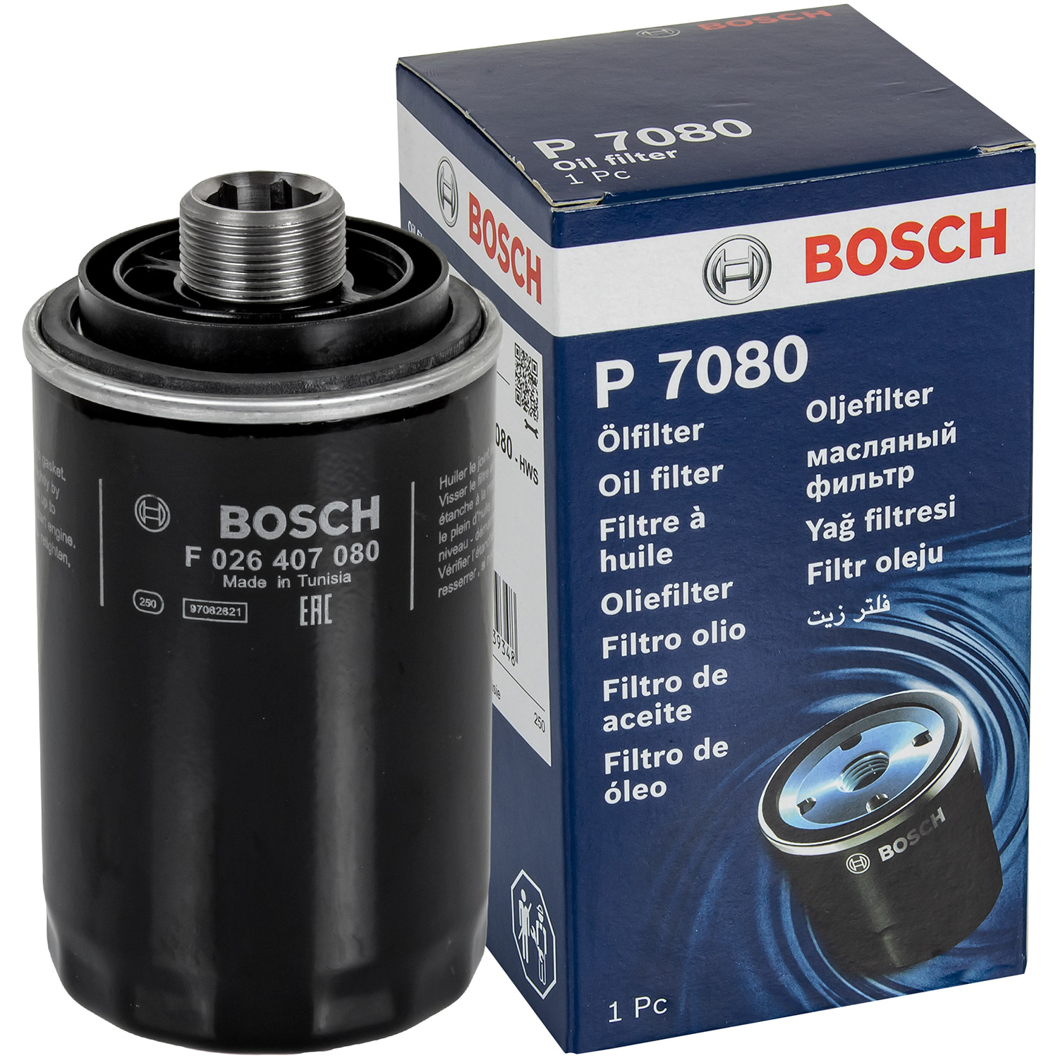 BOSCH Ölfilter Anschraubfilter für Audi TT A4 Avant VW Golf VI Tiguan