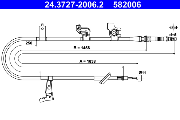 ATE 24.3727-2006.2 Seilzug, Feststellbremse