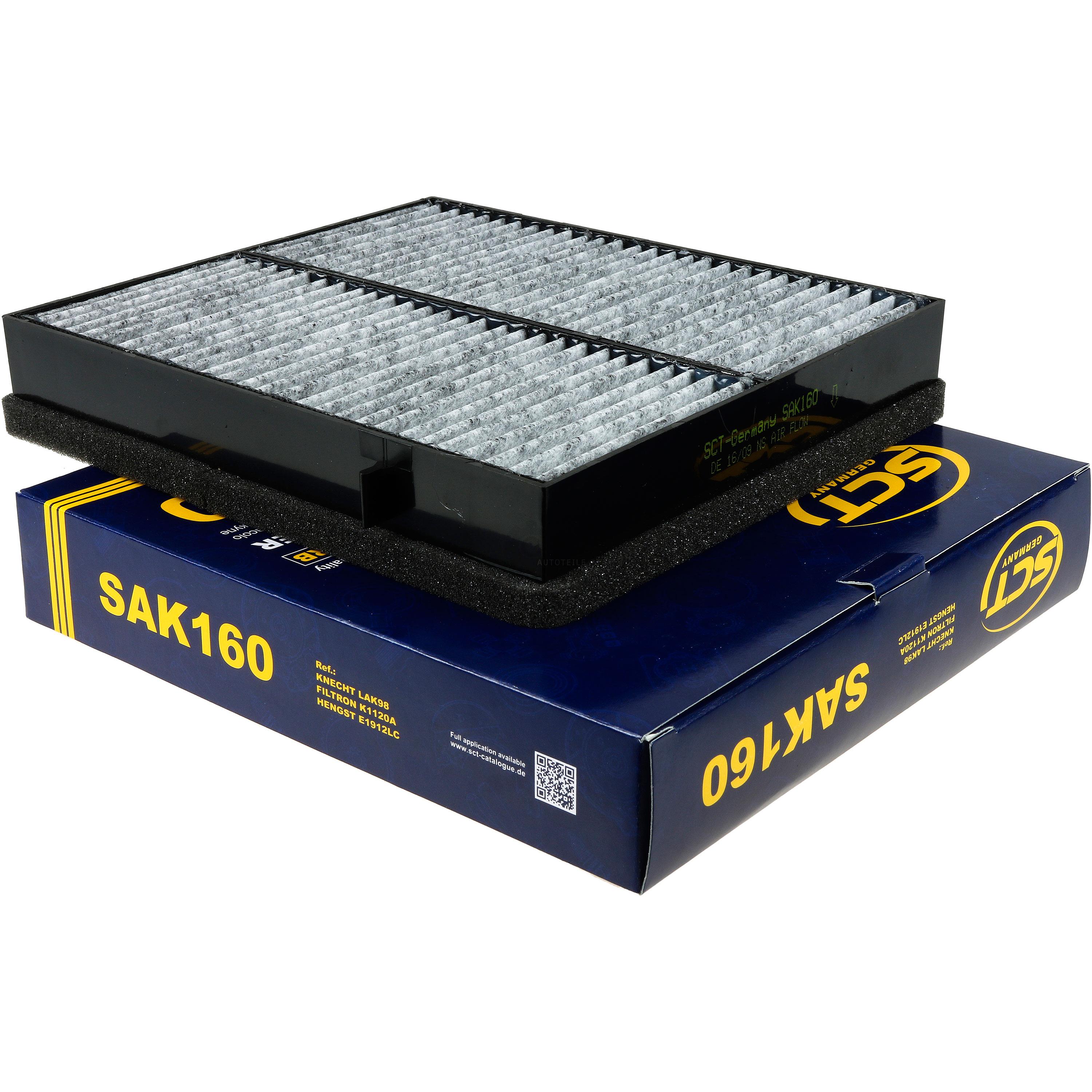 Filter Innenraumluft für Mercedes-Benz M-Klasse W163 ML 270 CDI