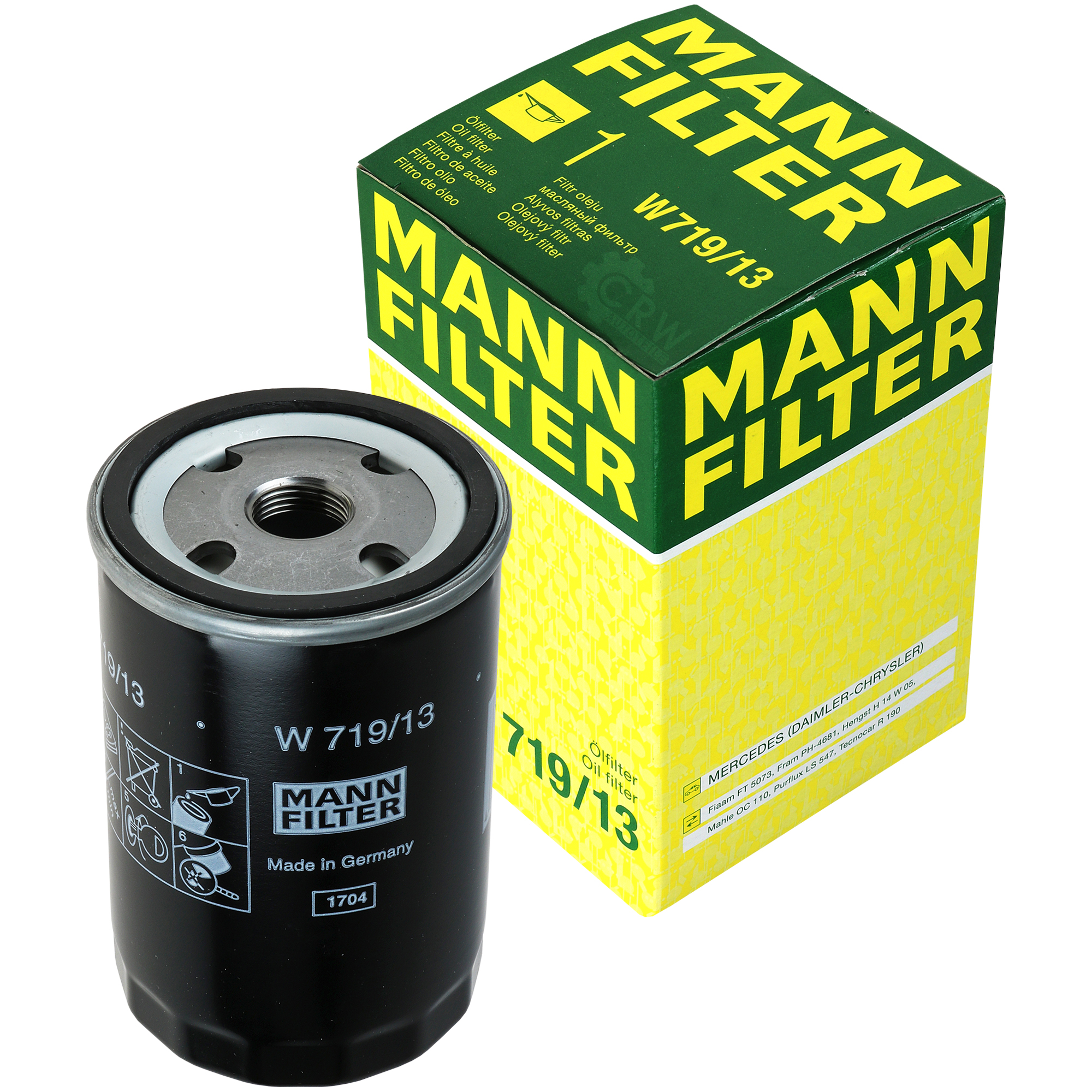 MANN-FILTER Ölfilter W 719/13 Oil Filter