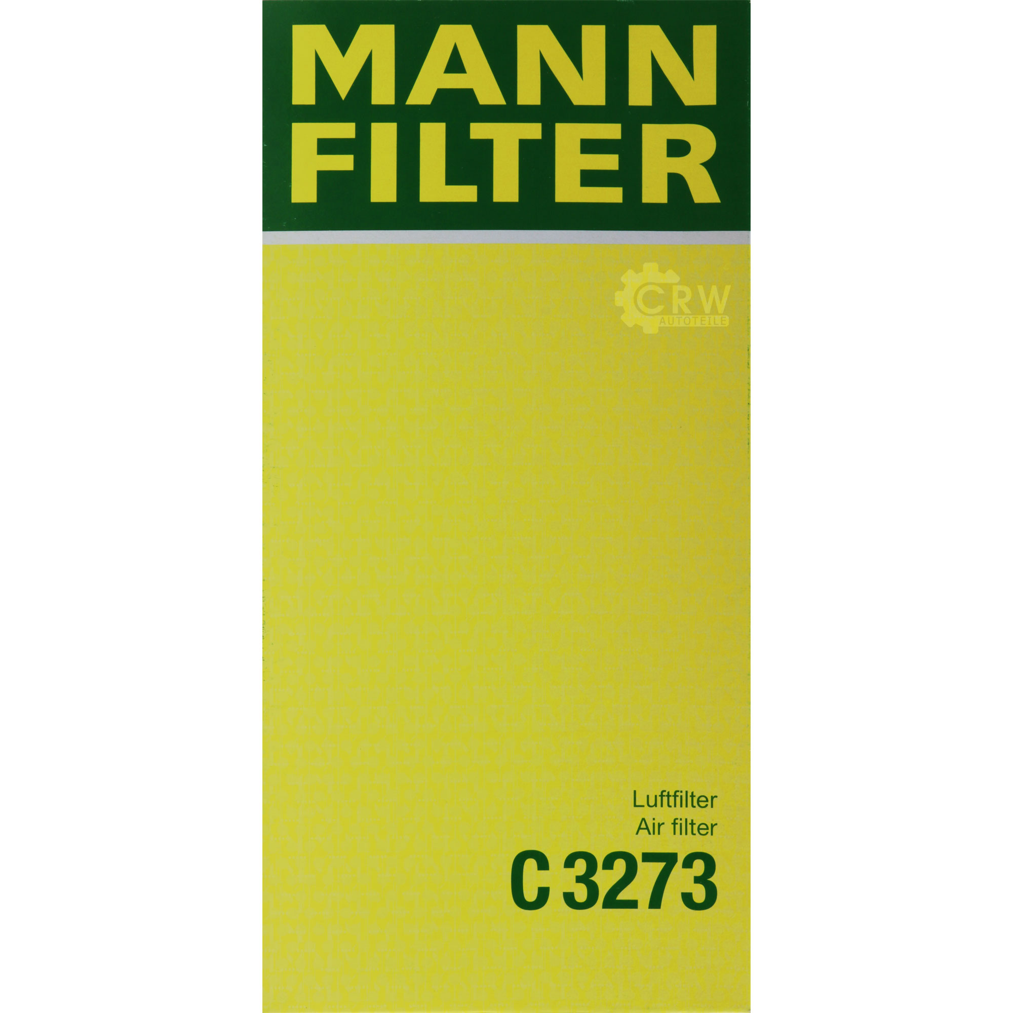 MANN-FILTER Luftfilter für Fiat 500 312_ 1.4 312